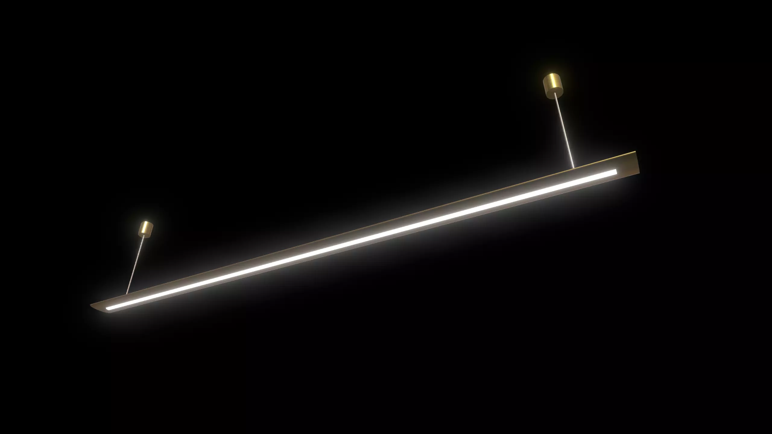 Hanging Light Free low-poly 3D model