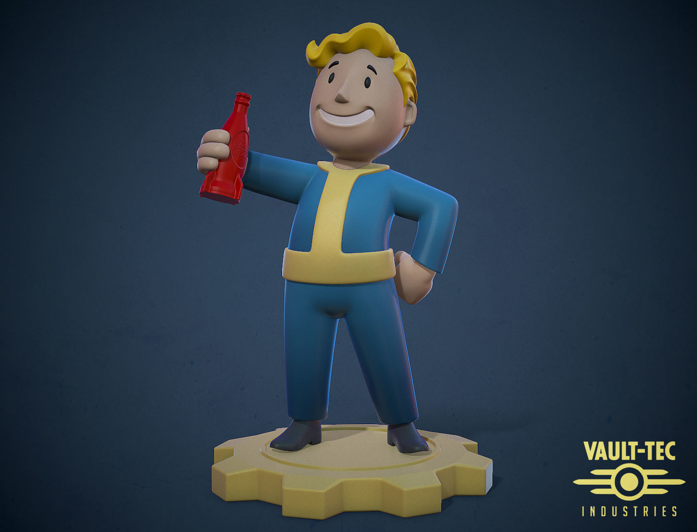 Vault Boy 3D print model_5