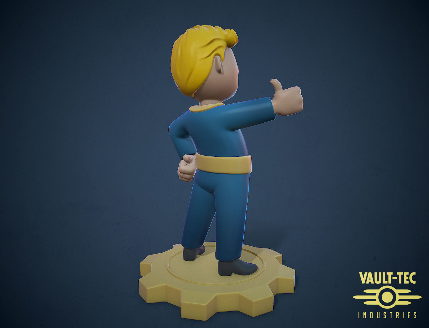 Vault Boy 3D print model_4