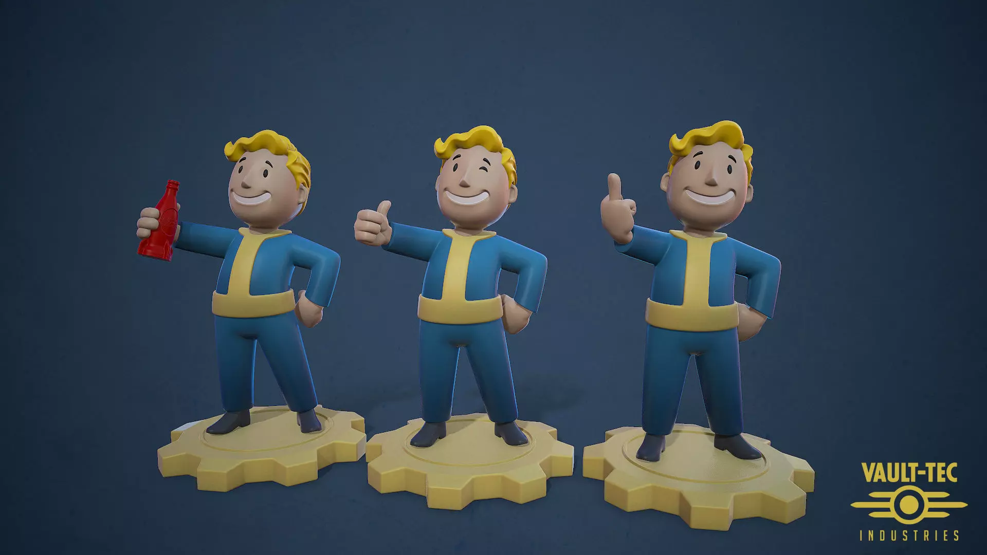 Vault Boy 3D print model_0