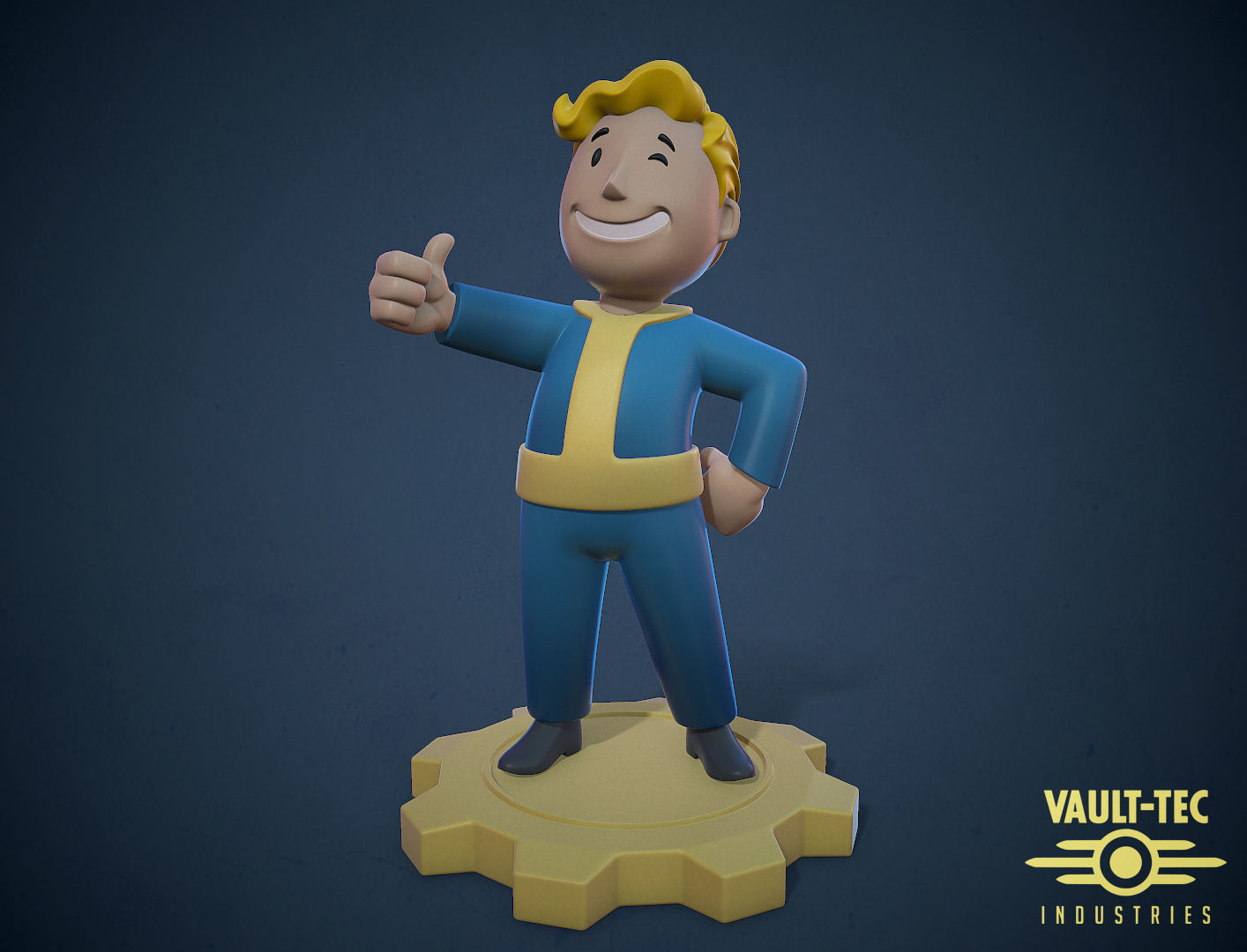 Vault Boy 3D print model_2