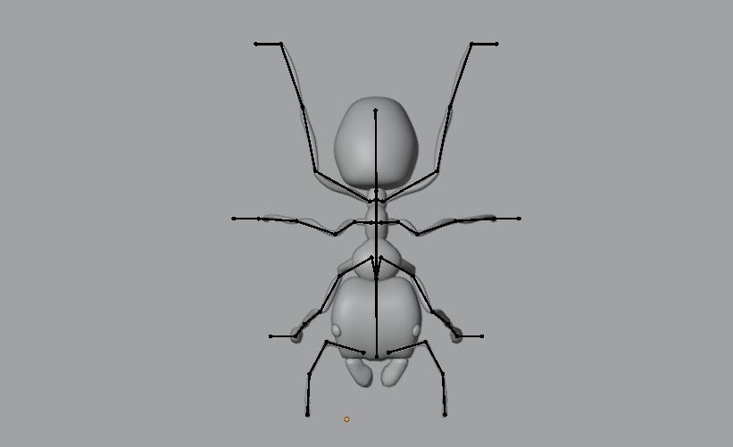 Ant Rigged Free low-poly 3D model_4