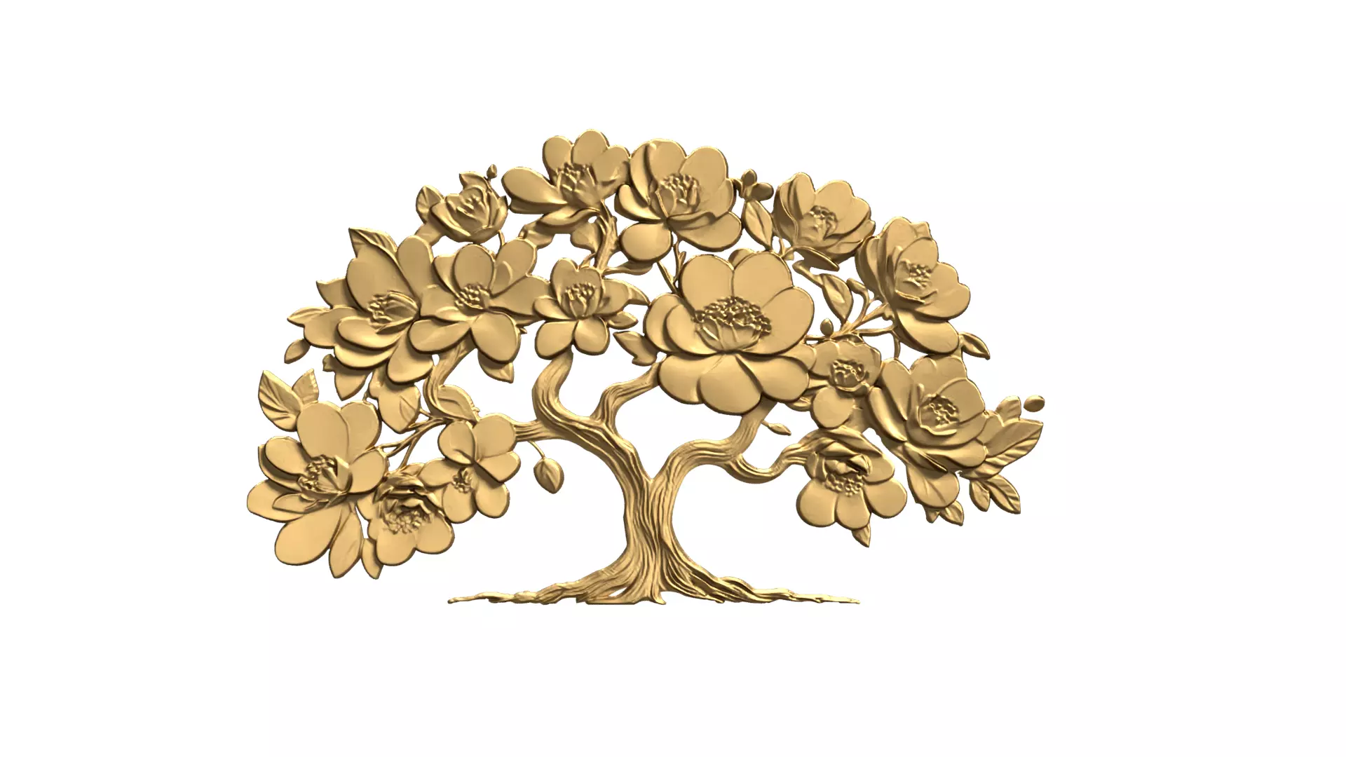 decor set- relief 63 3D print model
