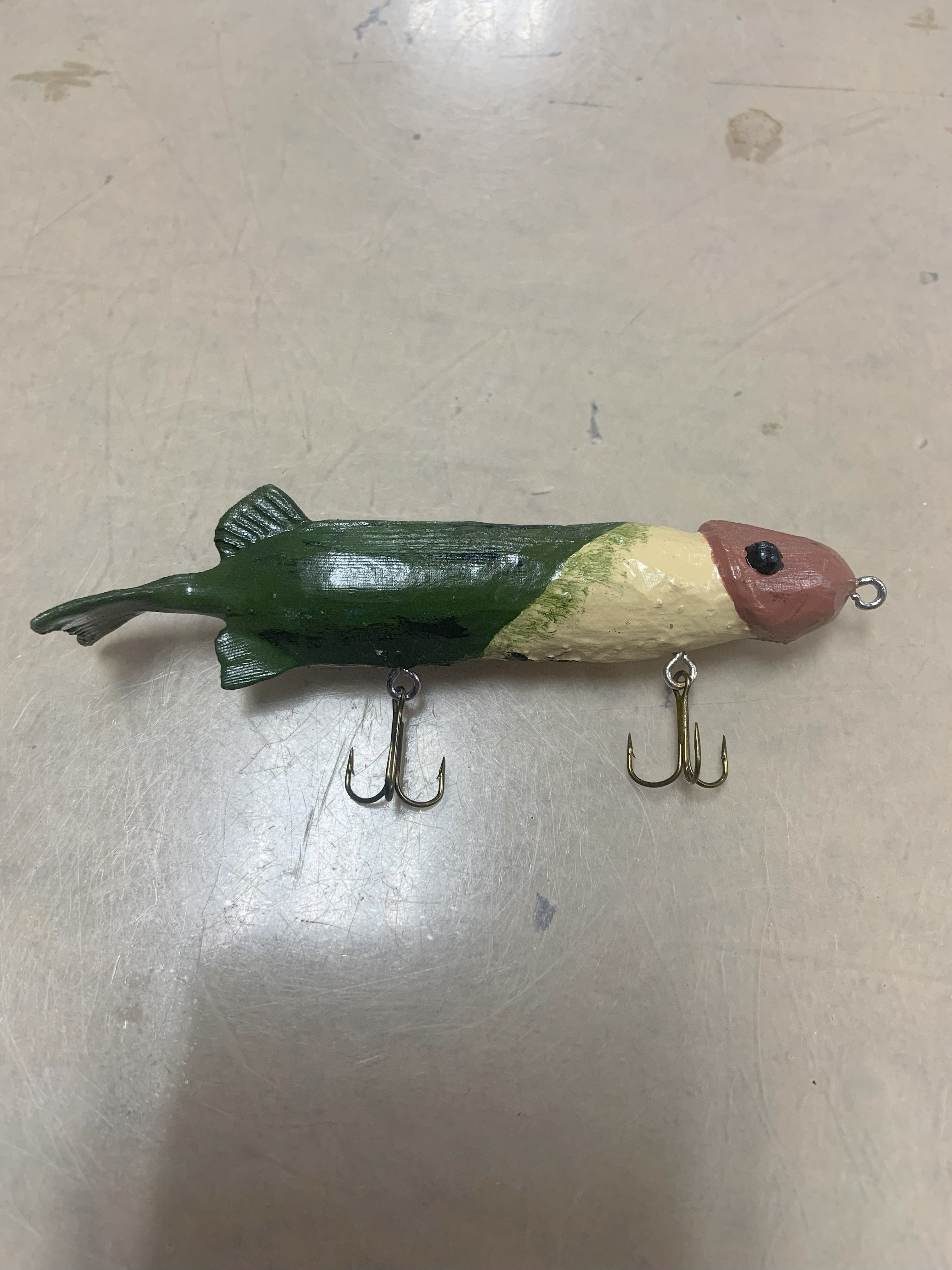 Peckerhead Perch - A Jerkbait 3D print model_4