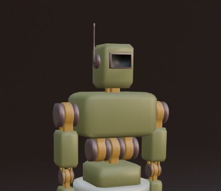 Ordinary Robot 3D model_2