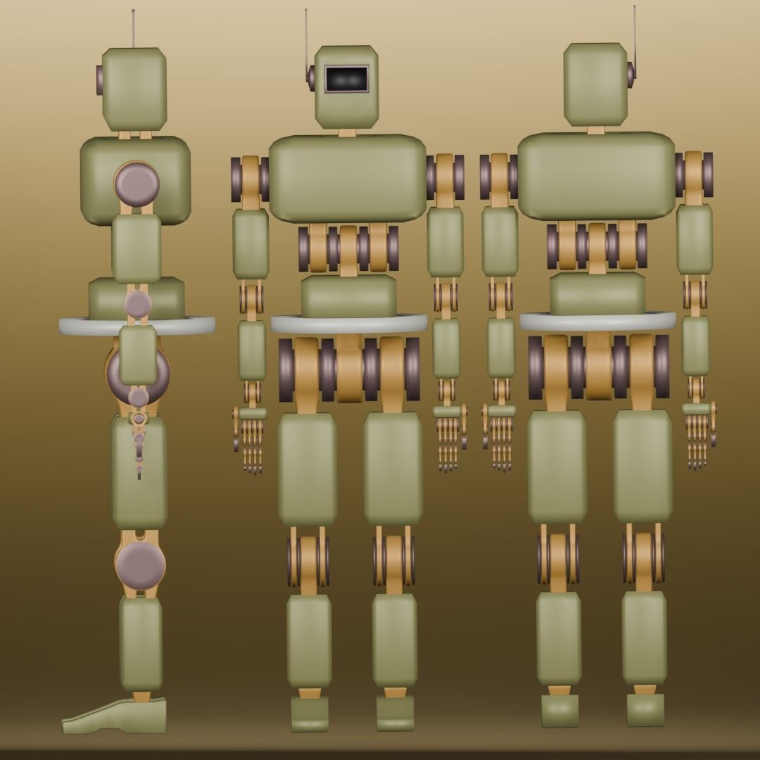Ordinary Robot 3D model_3