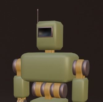 Ordinary Robot 3D model_1