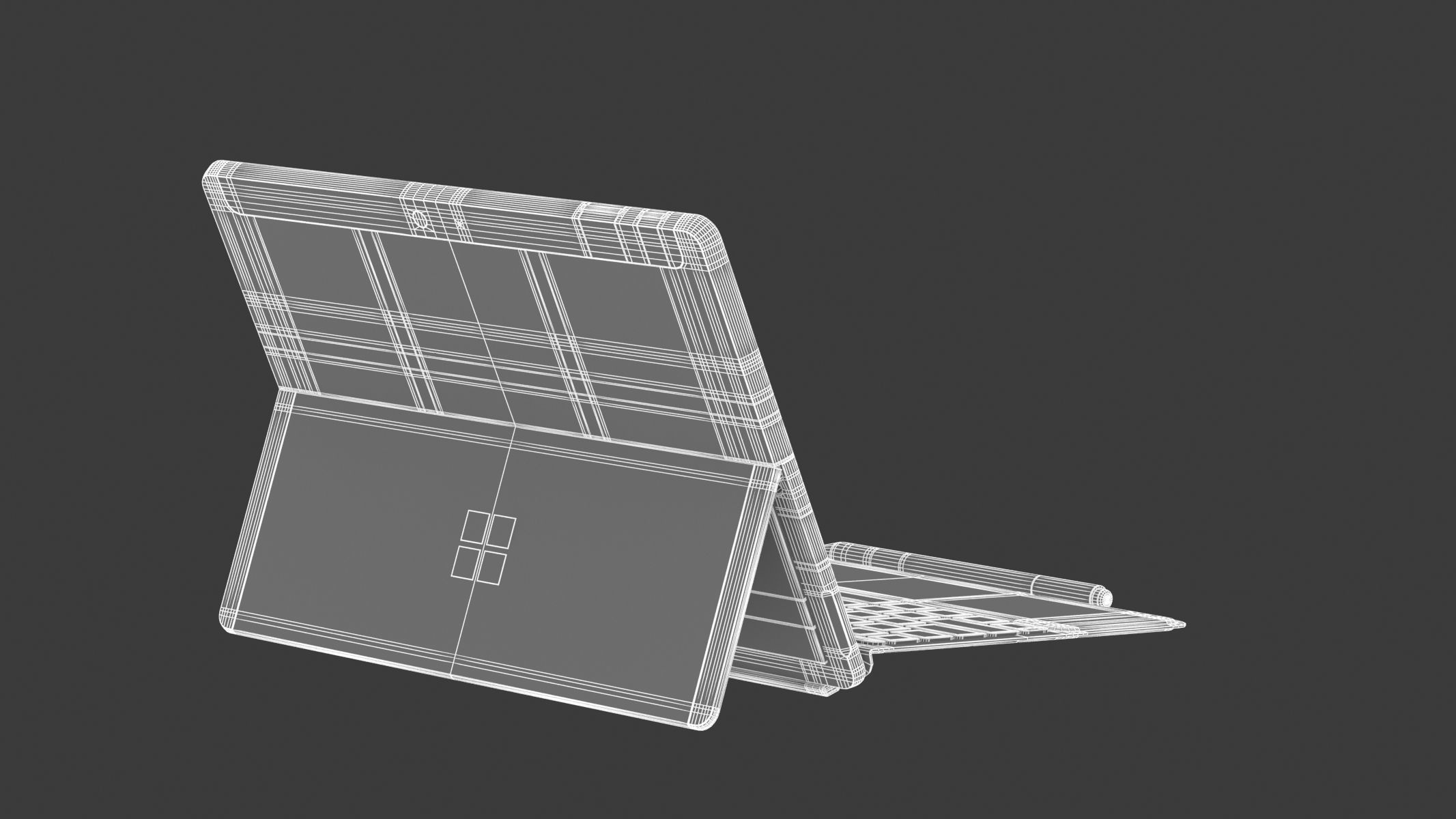 Microsoft Surface Go 3 White 3D model_23