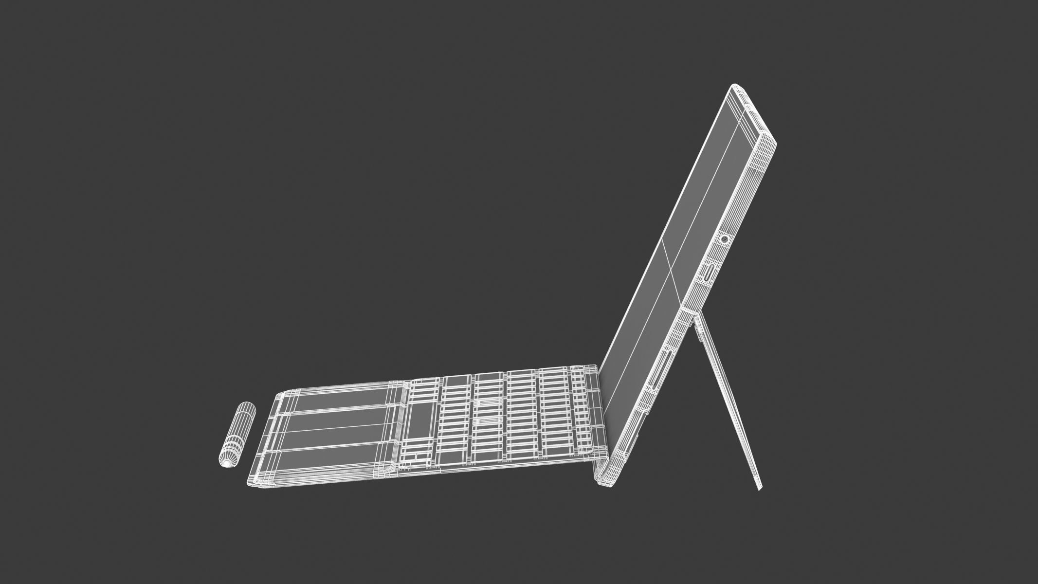 Microsoft Surface Go 3 White 3D model_25