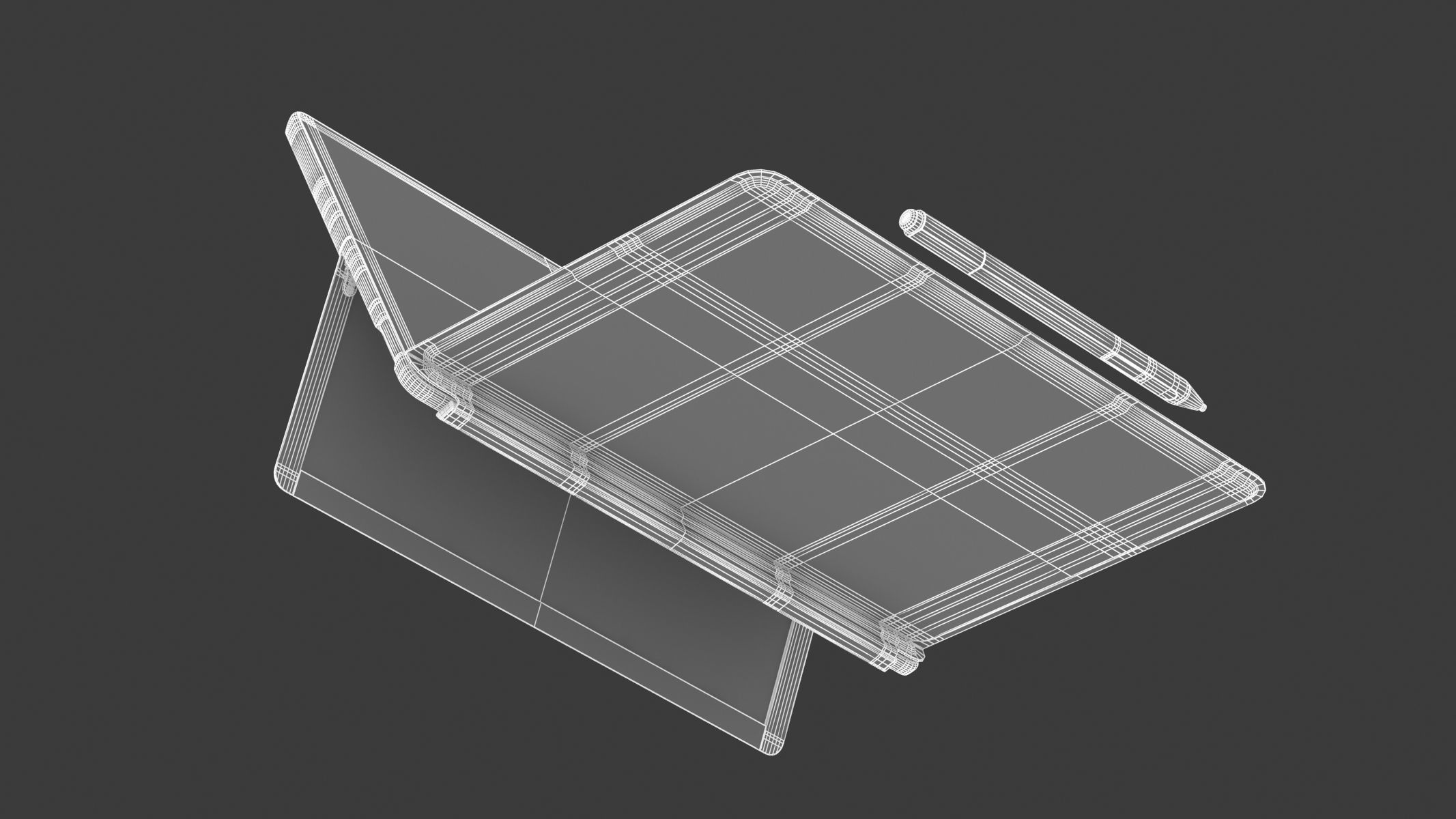 Microsoft Surface Go 3 White 3D model_29