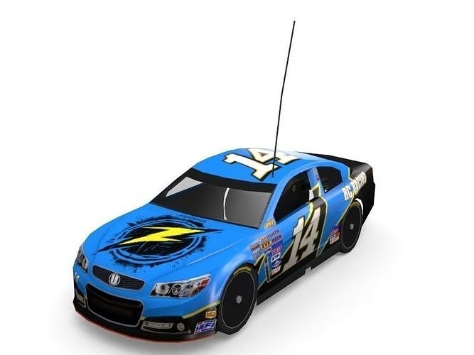 Game Ready RC Sedan Racecar Low-poly 3D model