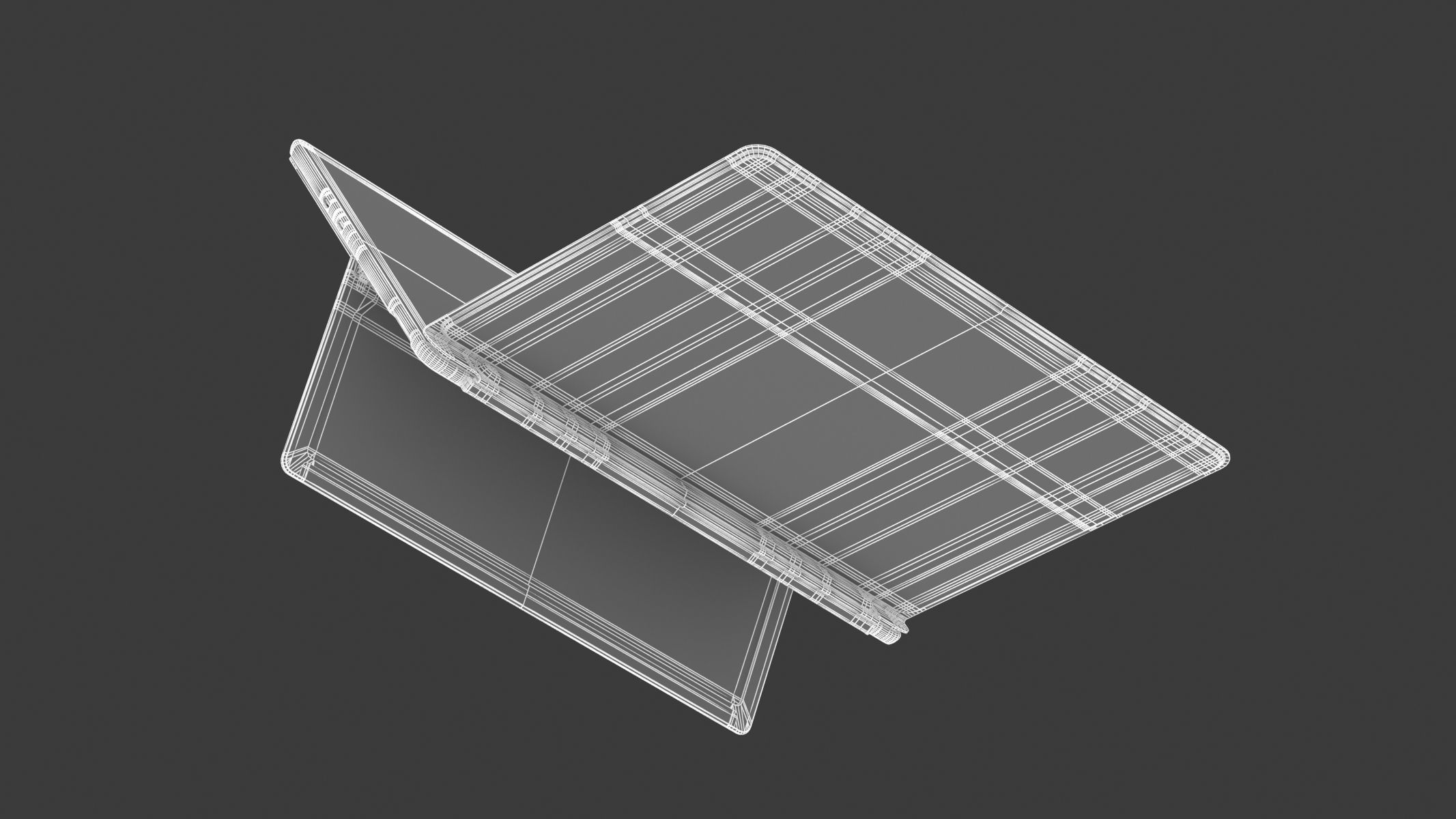 Microsoft Surface Pro 9 White 3D model_29