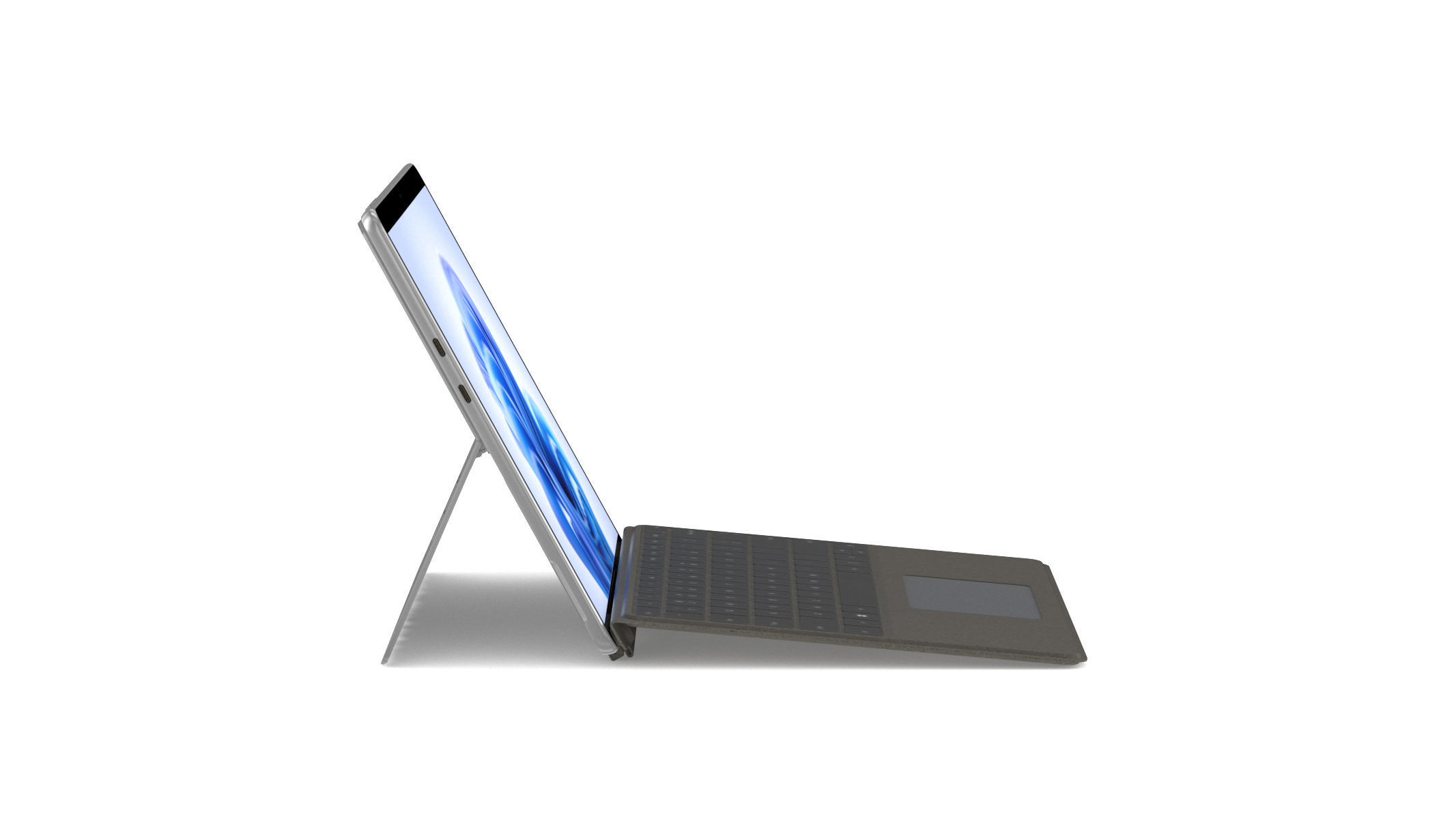 Microsoft Surface Pro 9 White 3D model_2