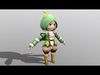 Naga Female V2 Low-poly 3D model_2