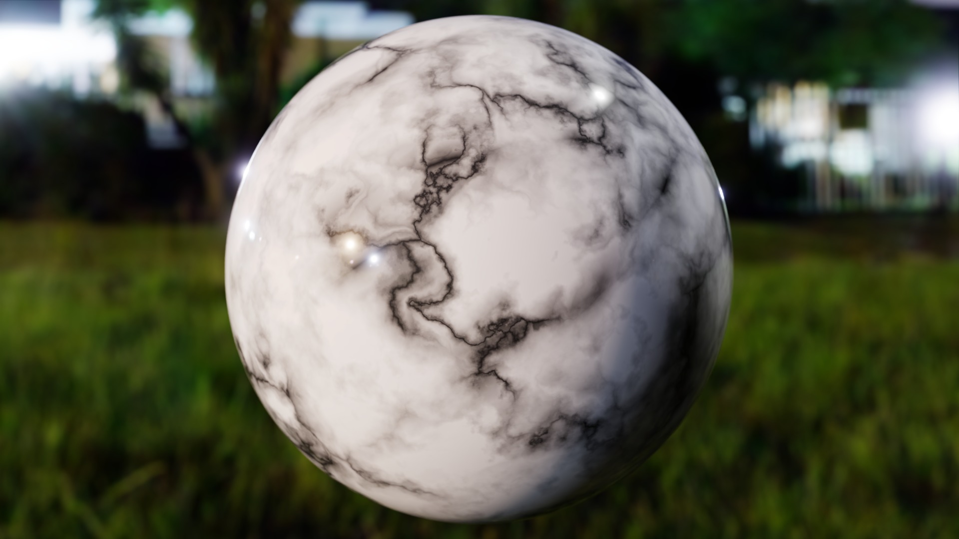 Procedural White Marble Material - Seamless Shader Texture_1