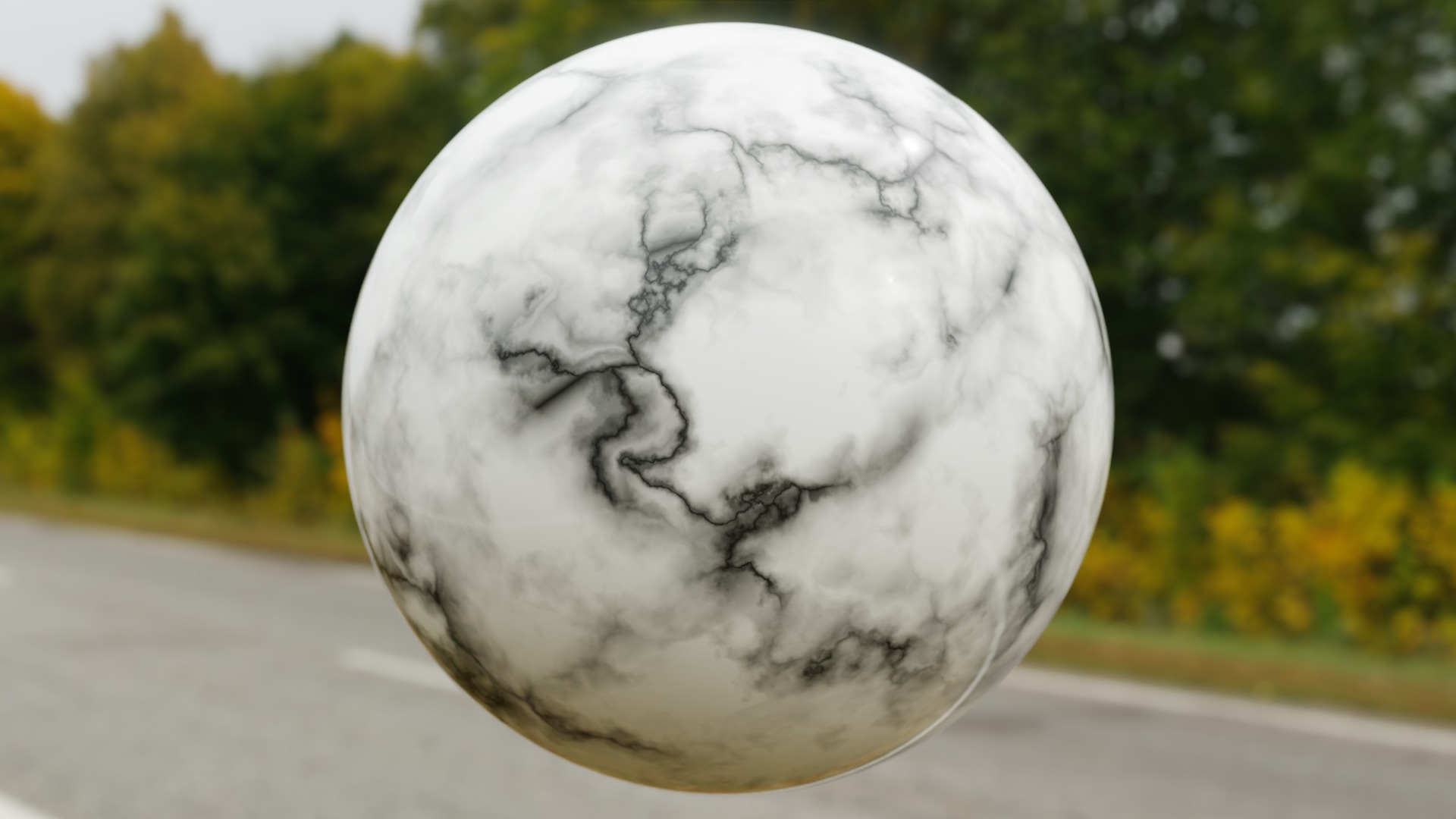 Procedural White Marble Material - Seamless Shader Texture_3
