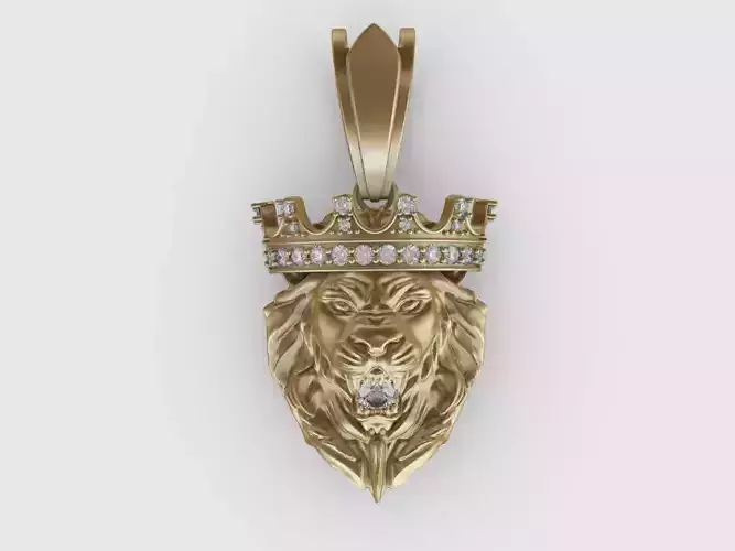lion crown medal
