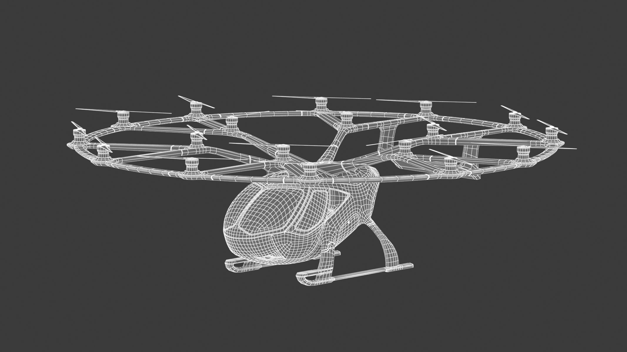 VoloCity Electrically Powered Aircraft Taxi 3D model_28