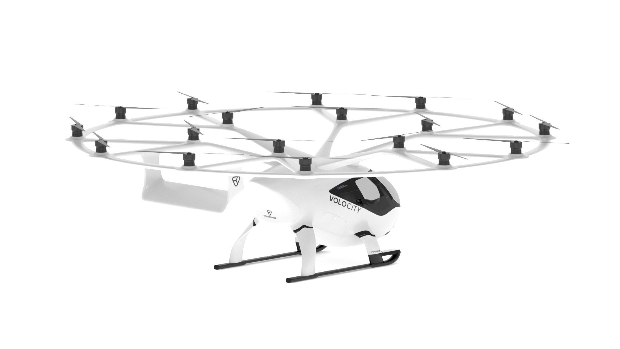 VoloCity Electrically Powered Aircraft Taxi 3D model_3