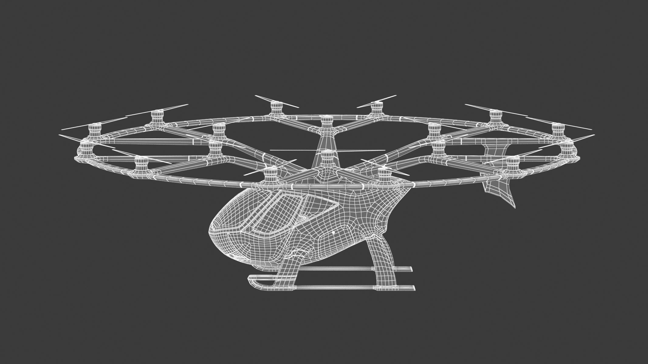 VoloCity Electrically Powered Aircraft Taxi 3D model_27