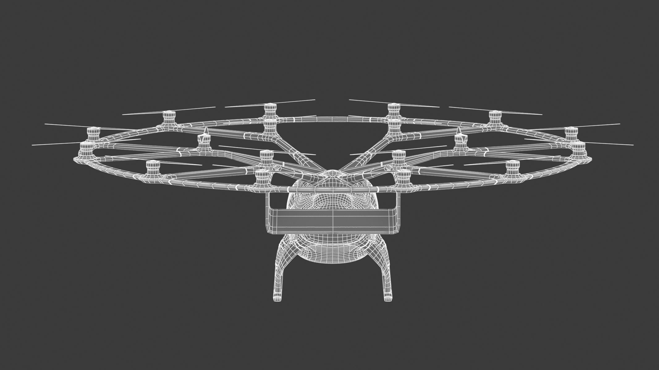 VoloCity Electrically Powered Aircraft Taxi 3D model_25