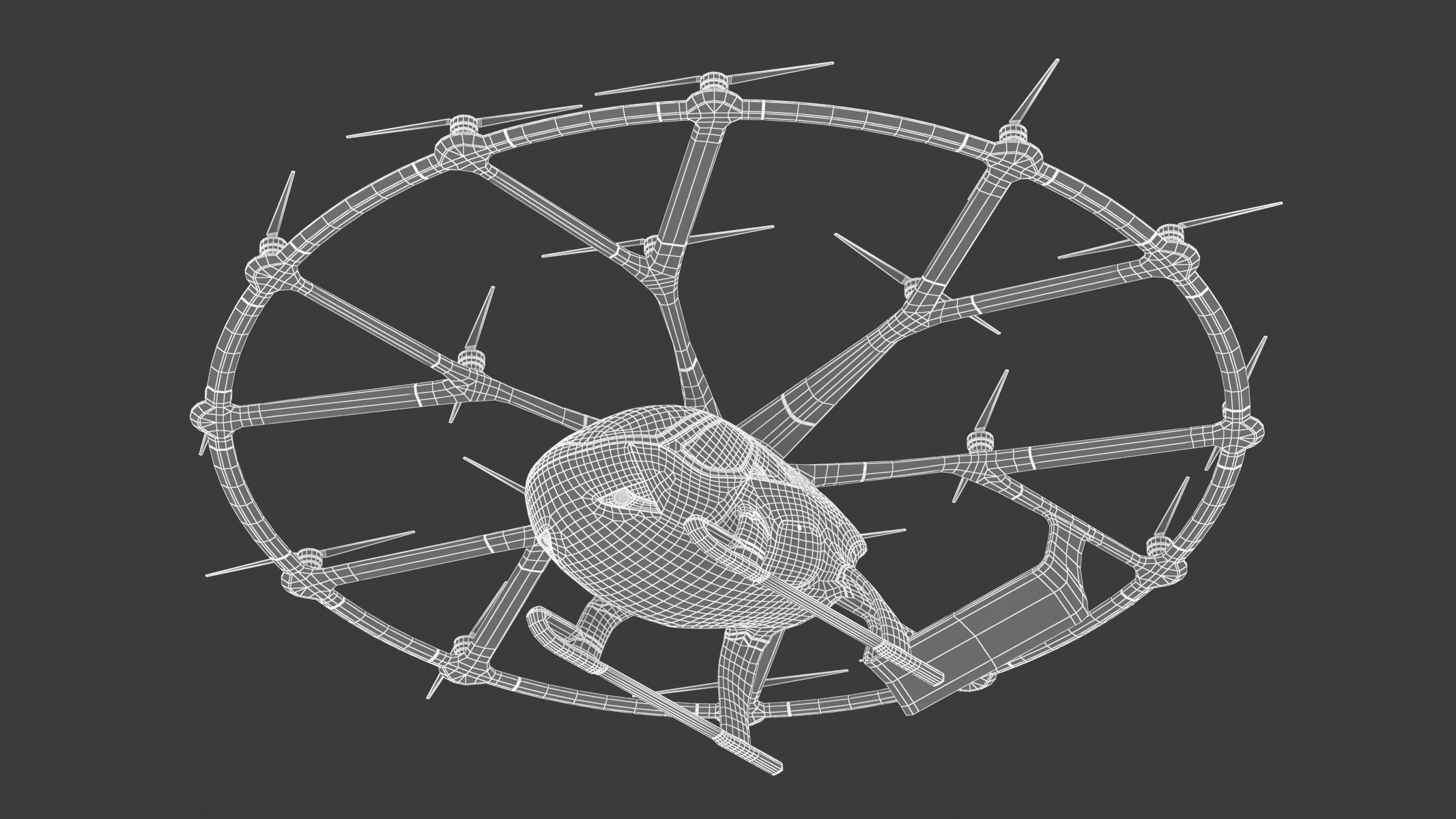 VoloCity Electrically Powered Aircraft Taxi 3D model_30