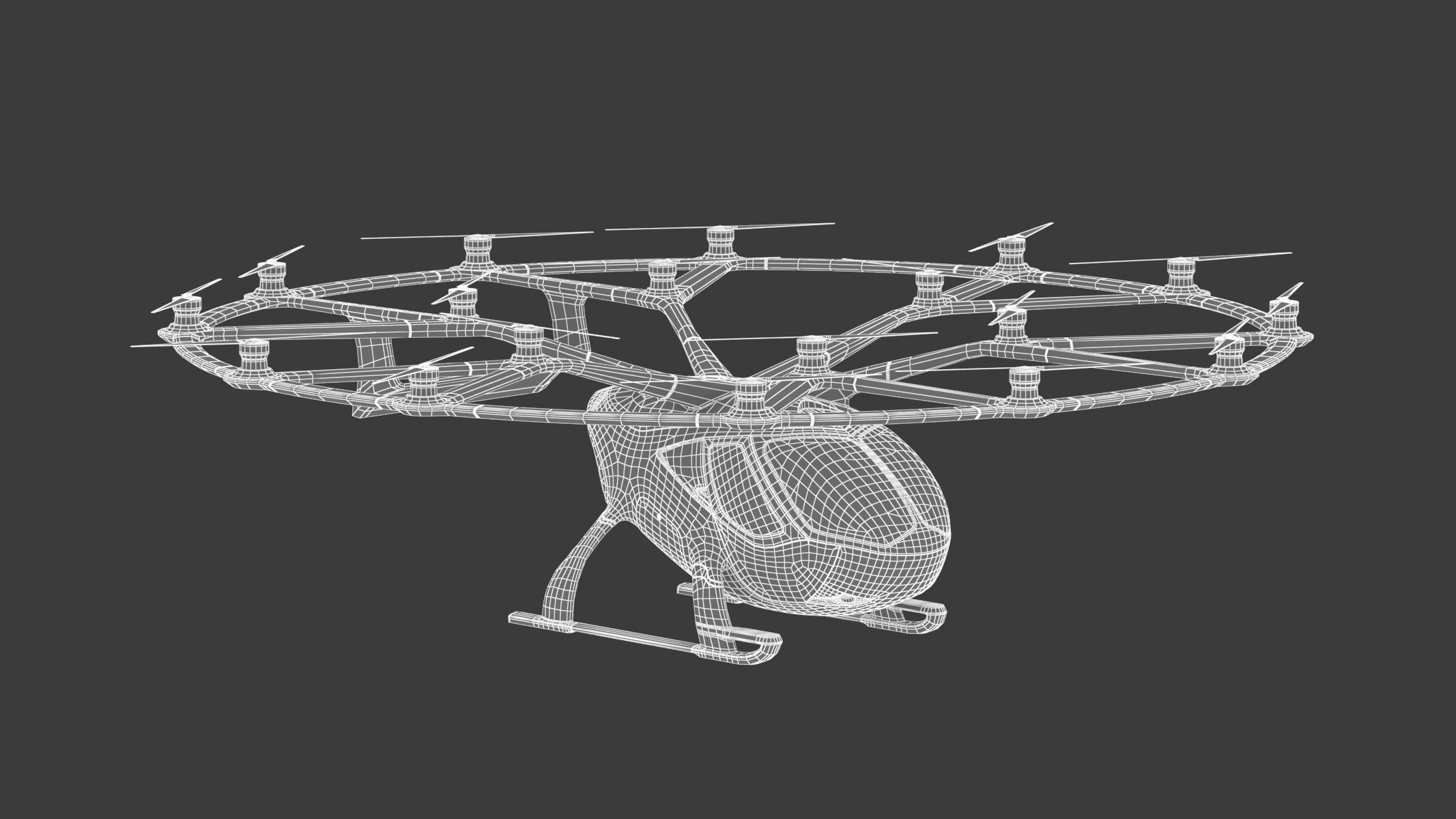VoloCity Electrically Powered Aircraft Taxi 3D model_22