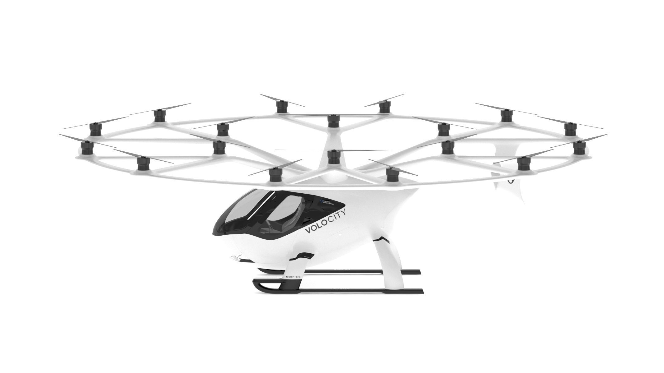 VoloCity Electrically Powered Aircraft Taxi 3D model_6