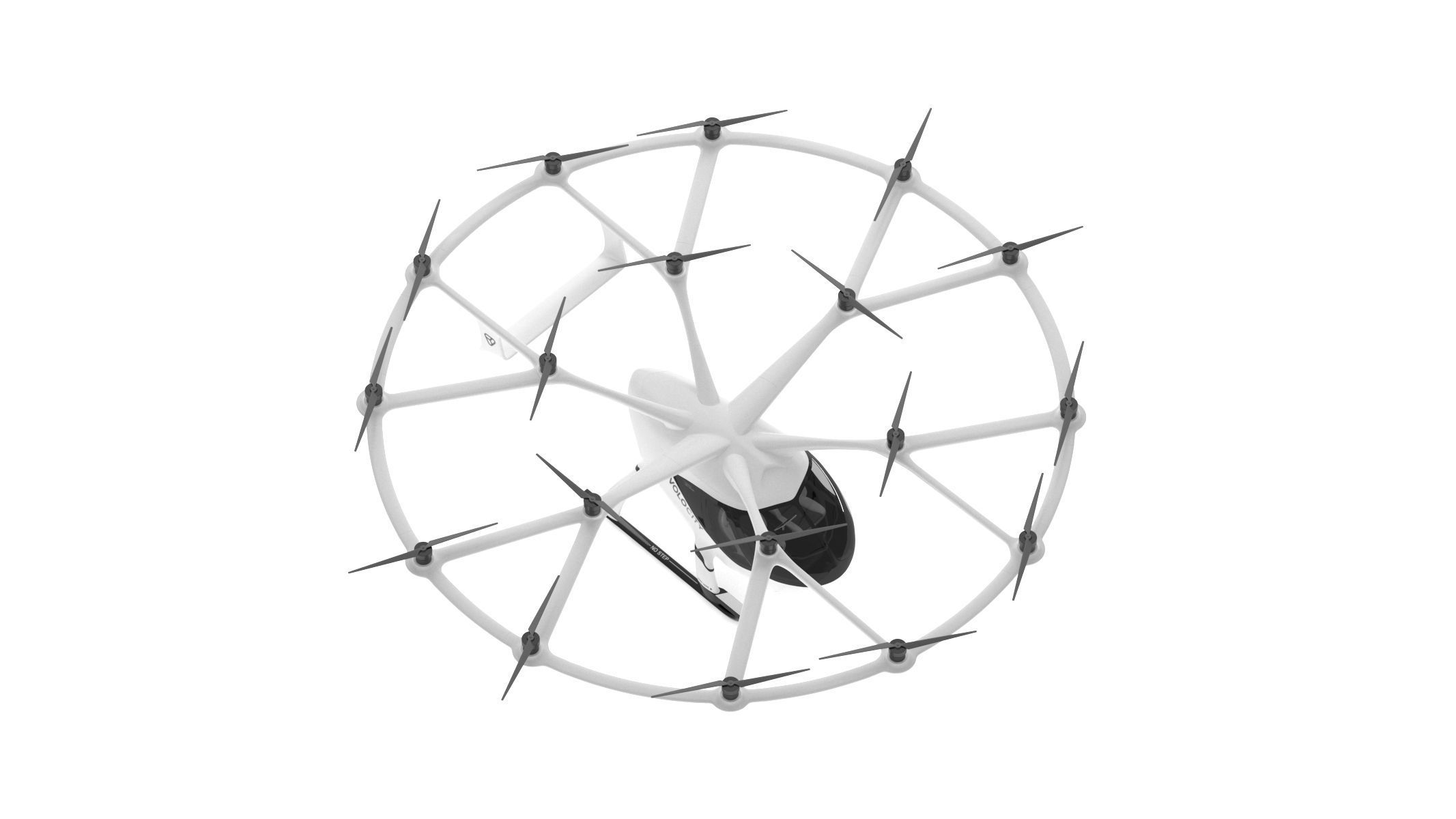 VoloCity Electrically Powered Aircraft Taxi 3D model_8