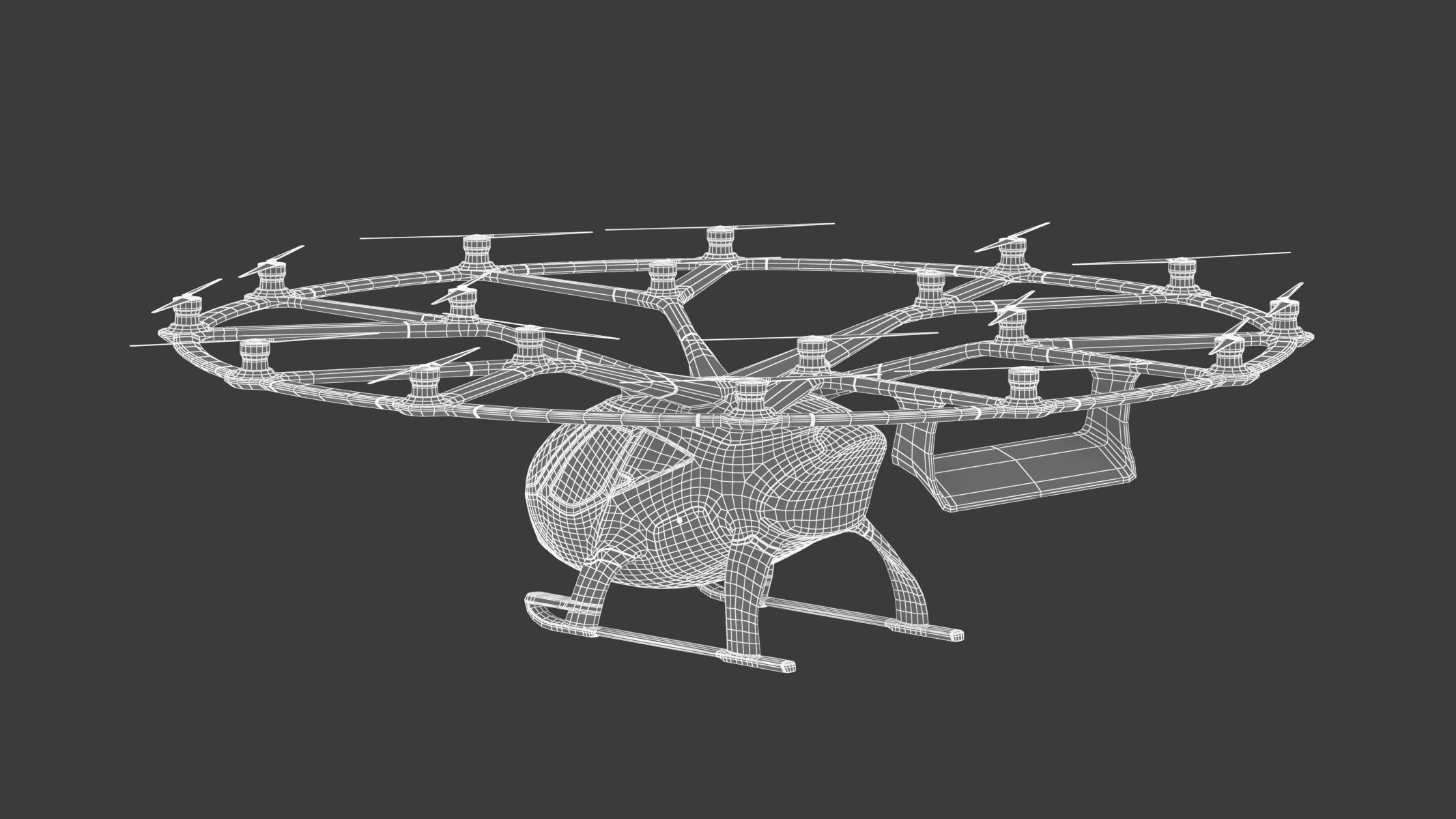 VoloCity Electrically Powered Aircraft Taxi 3D model_26
