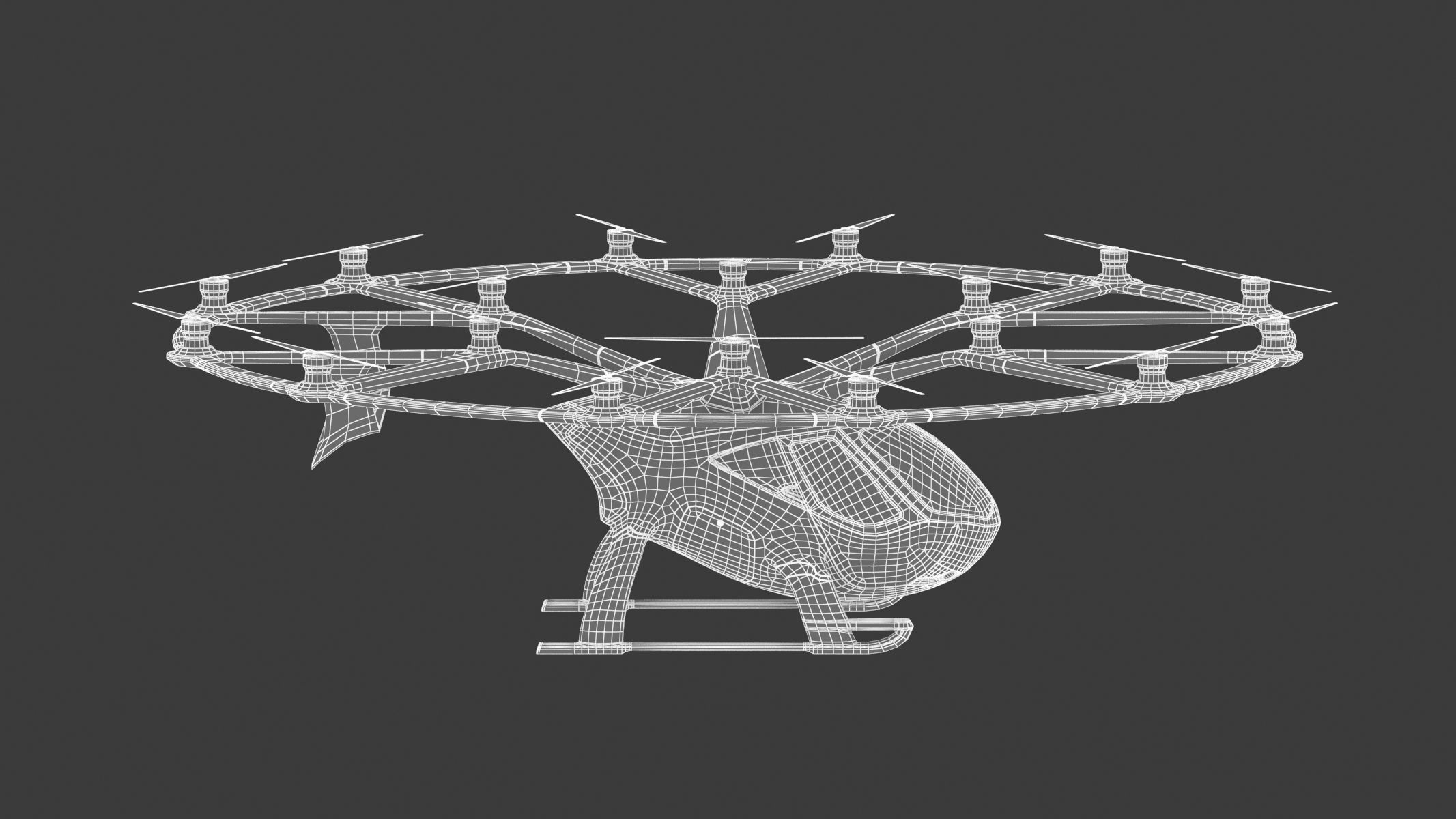 VoloCity Electrically Powered Aircraft Taxi 3D model_23