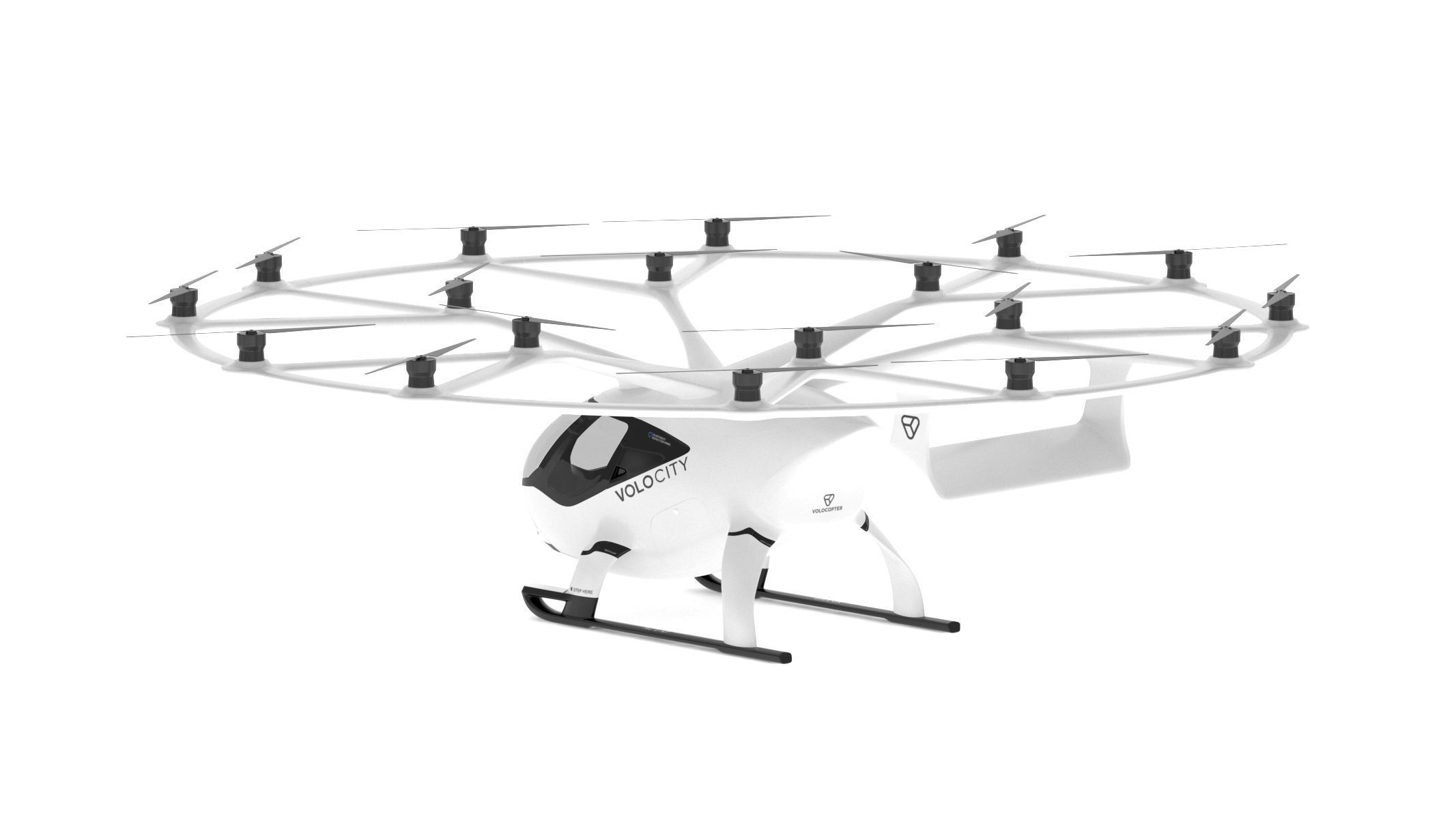 VoloCity Electrically Powered Aircraft Taxi 3D model_5