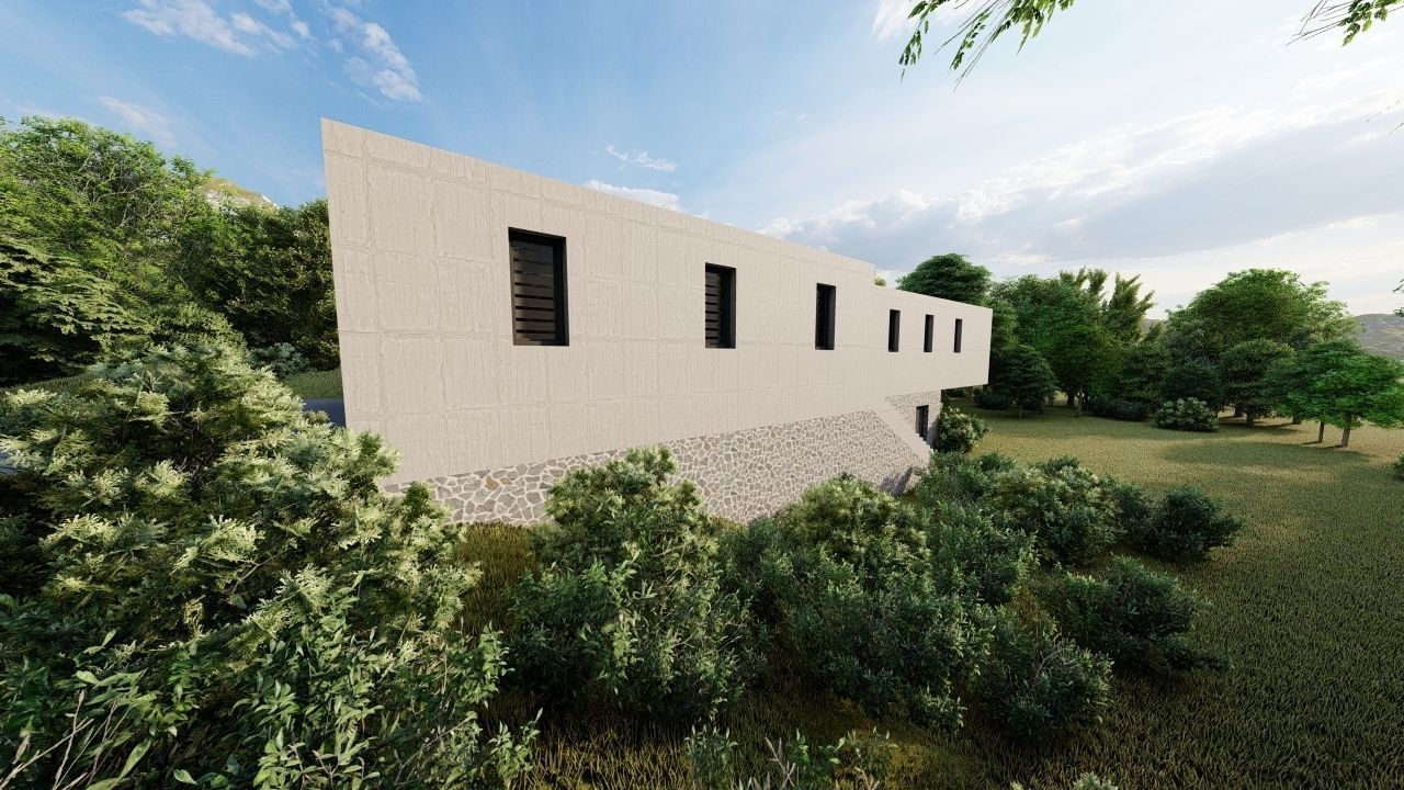 Casa Scene-villa-modern house 3D model_28