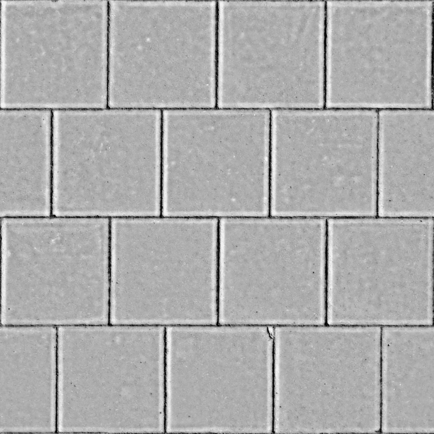 Street Element Barrier Concrete End Low-poly 3D model_15