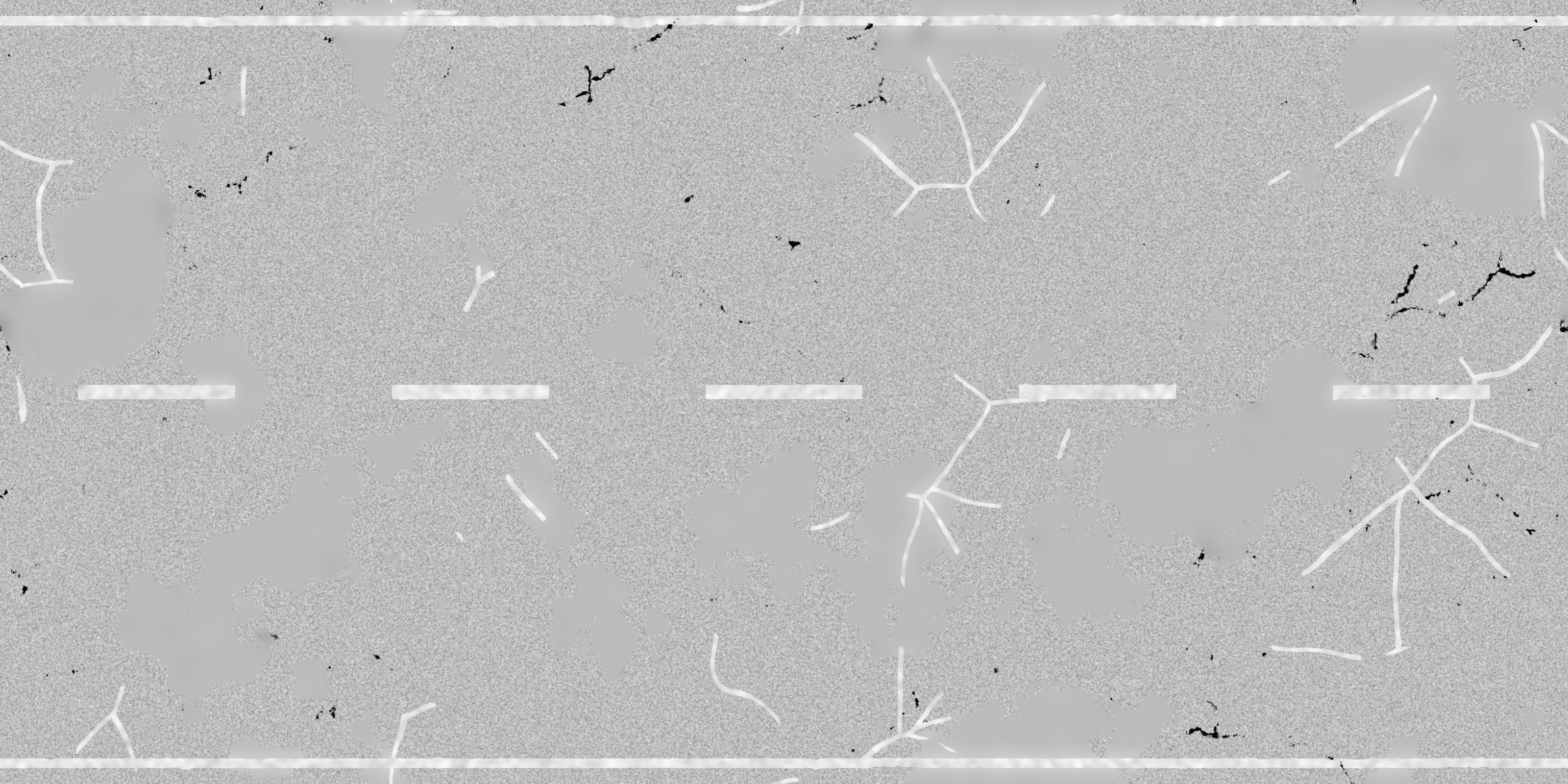 Street Element Barrier Concrete End Low-poly 3D model_23