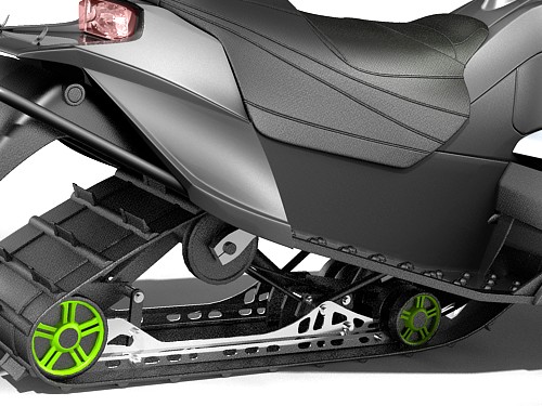 Snowmobile Arctic Cat F570 3D Model 3D model_3
