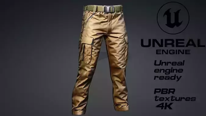Cargo PantsBrown PBR 4k