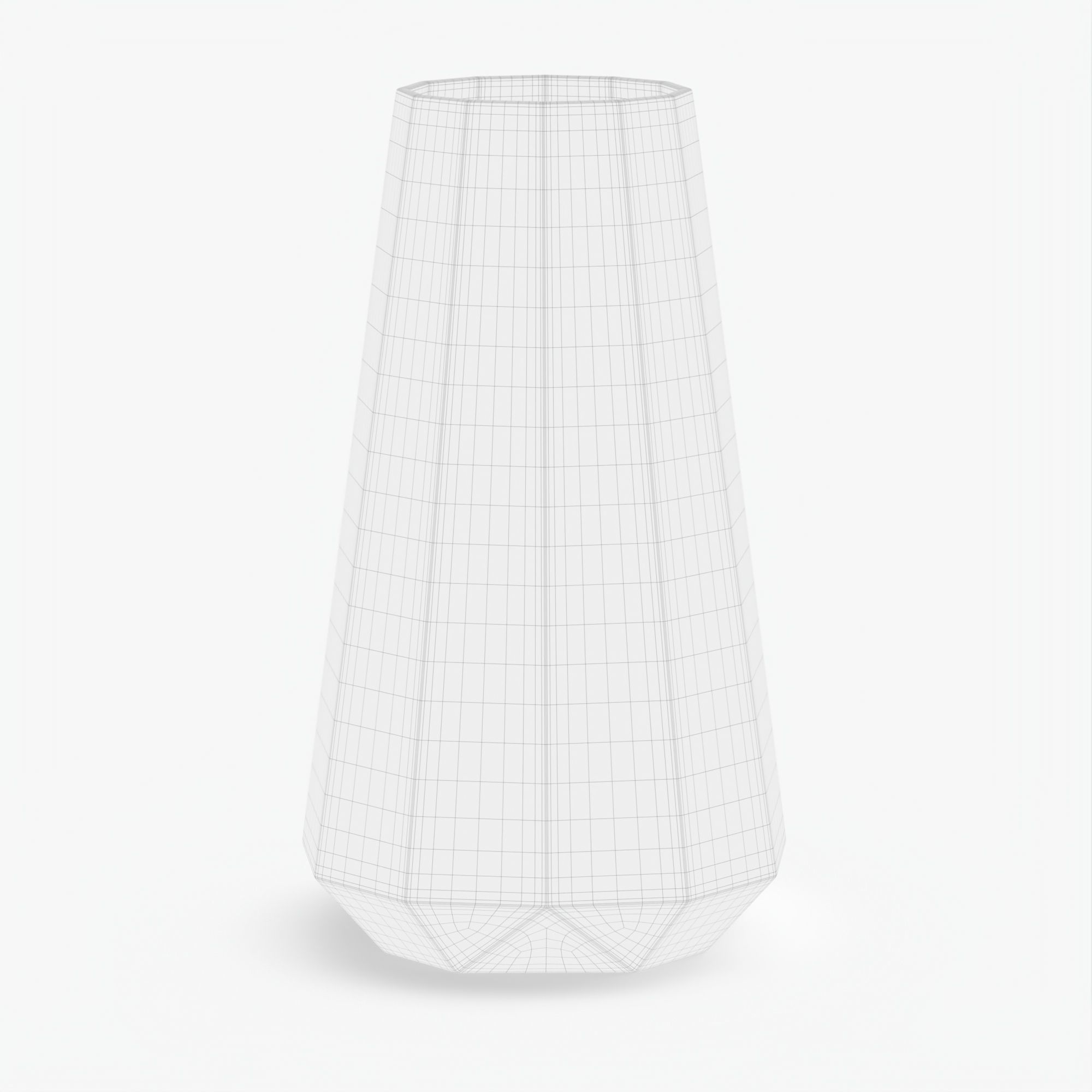 Tiffany large tapered vase 3D model_31