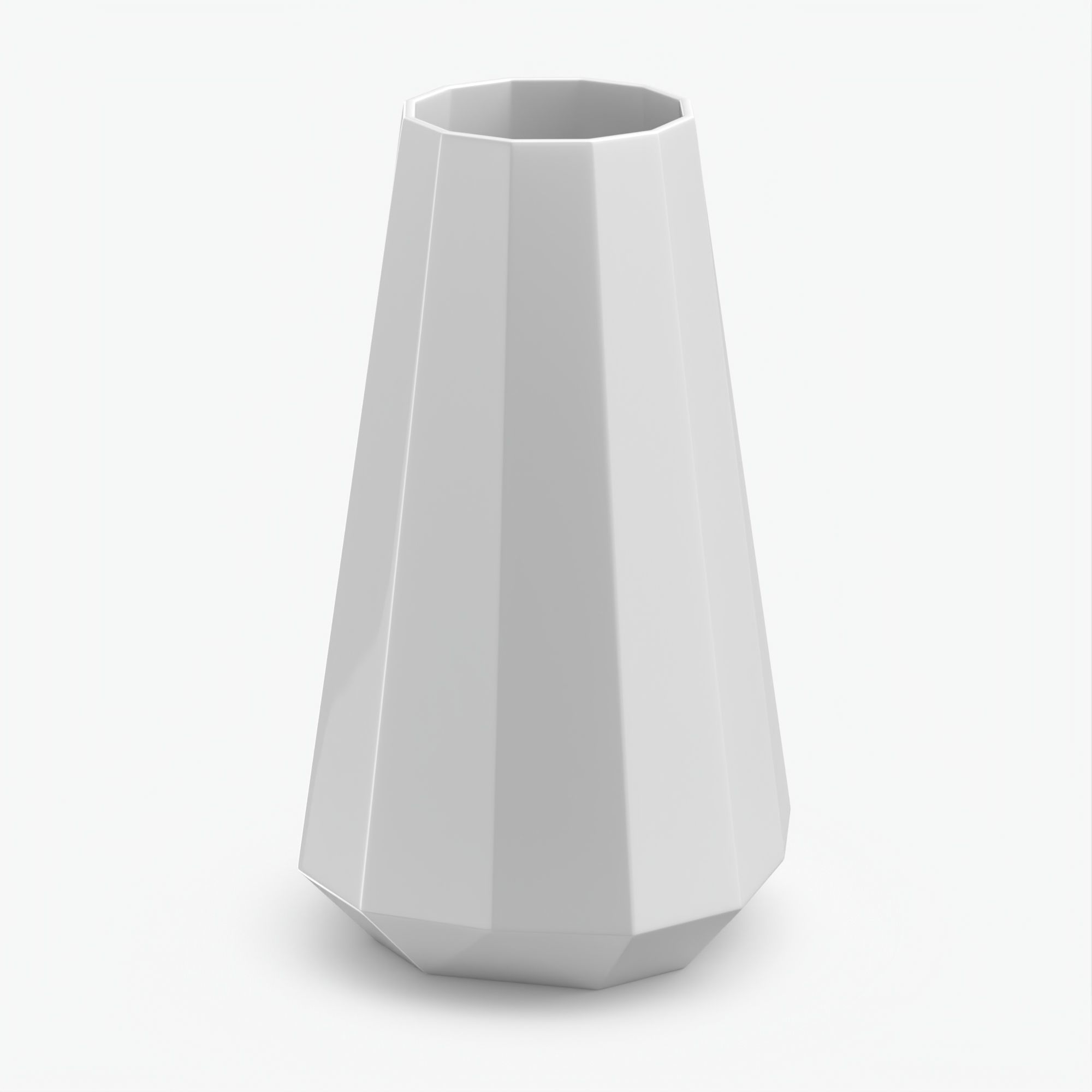 Tiffany large tapered vase 3D model_1