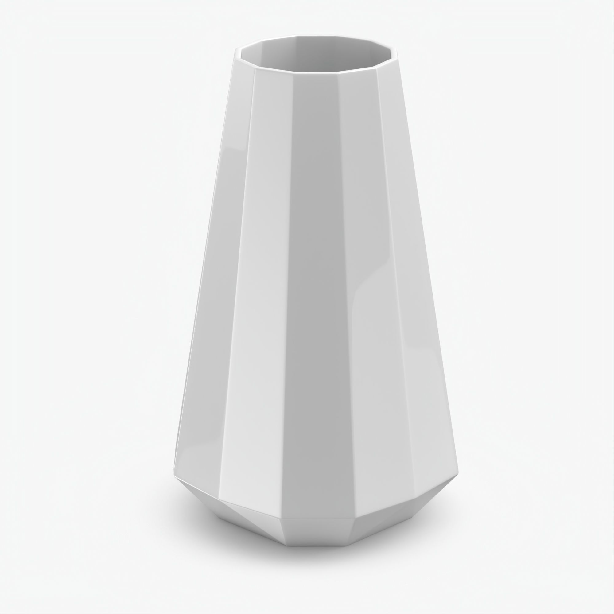 Tiffany large tapered vase 3D model_3