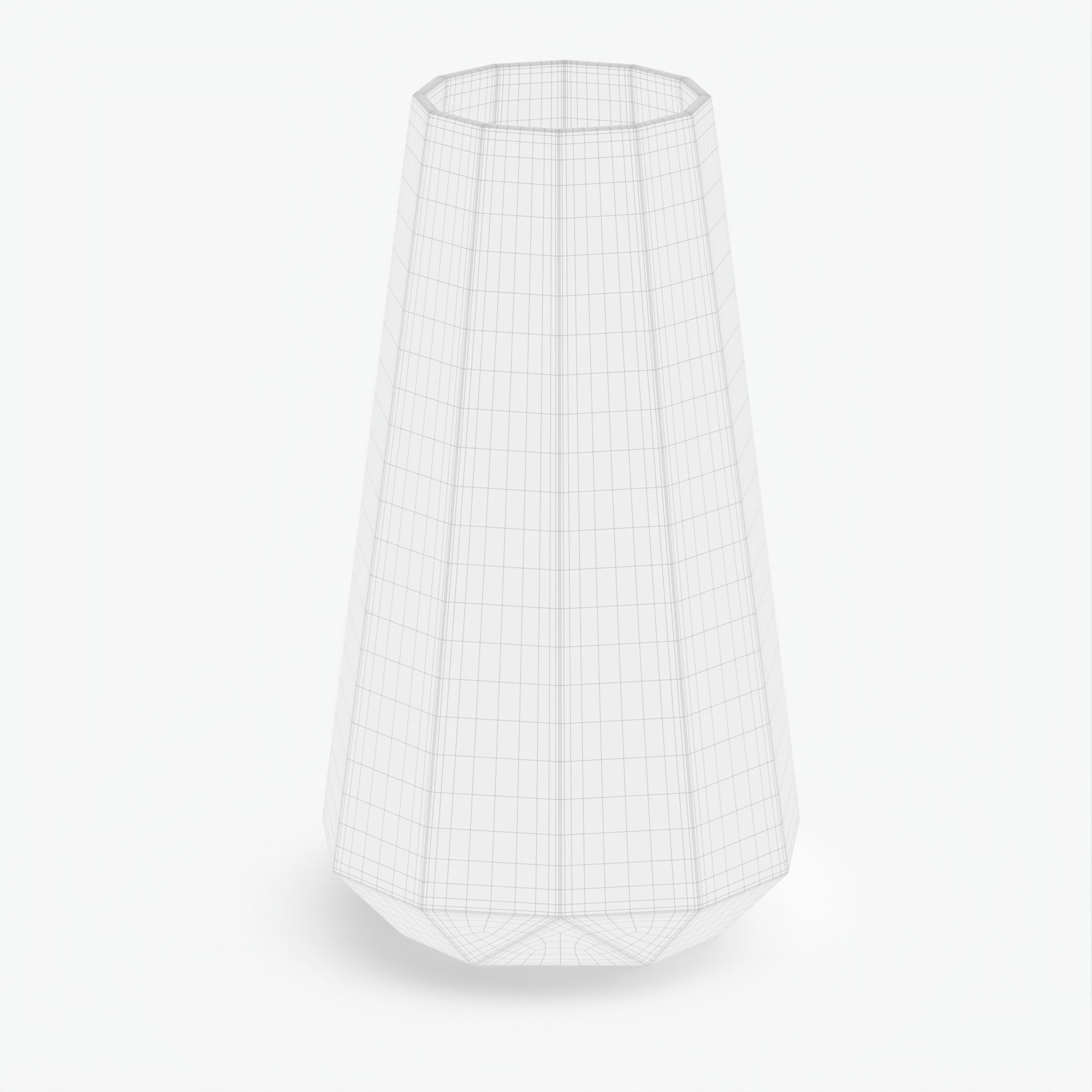 Tiffany large tapered vase 3D model_34