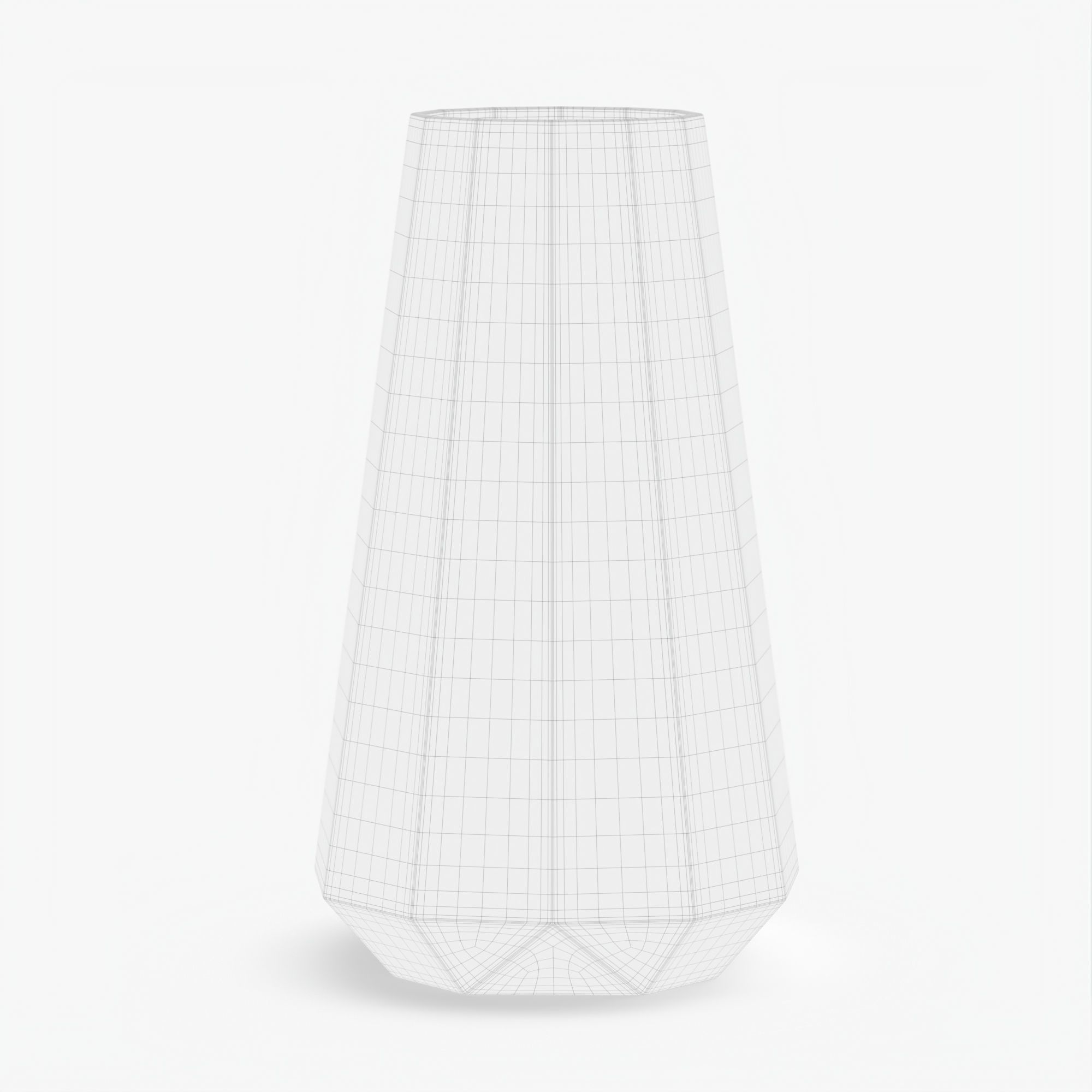 Tiffany large tapered vase 3D model_33
