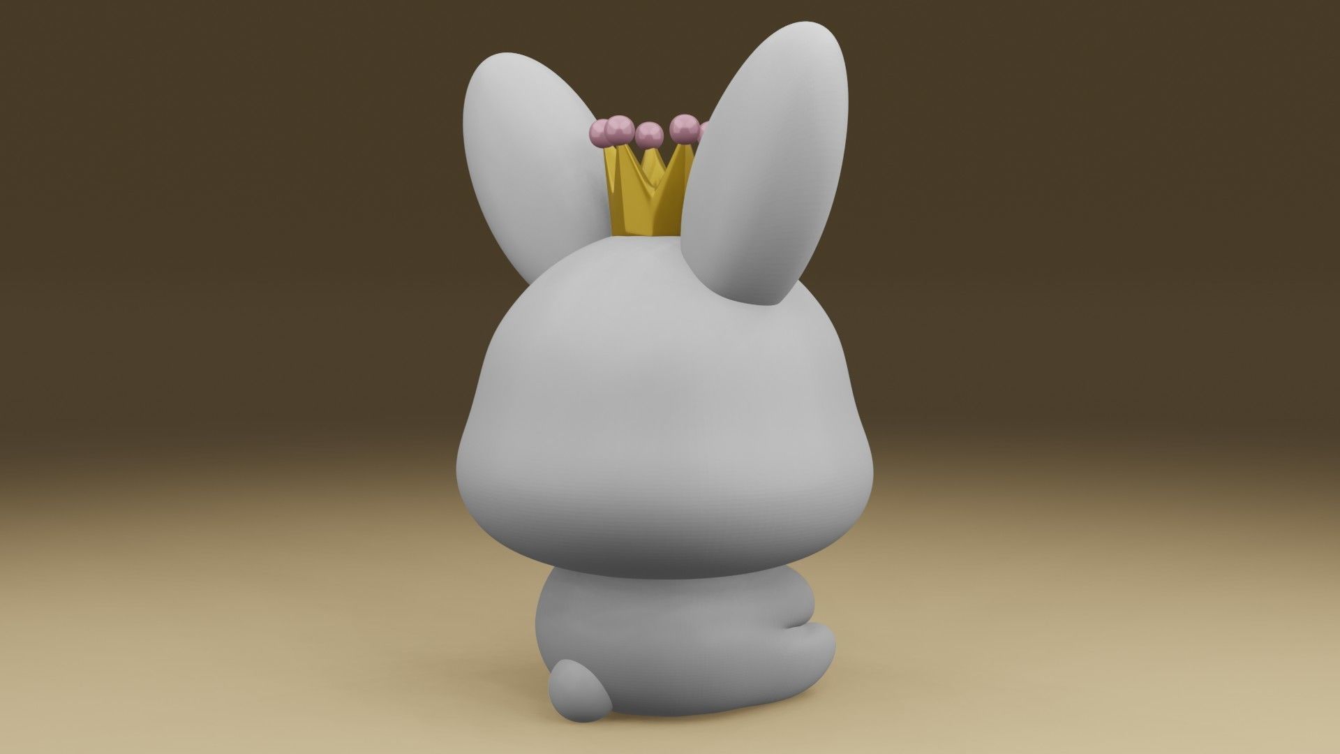 rabbit 3D print model_10
