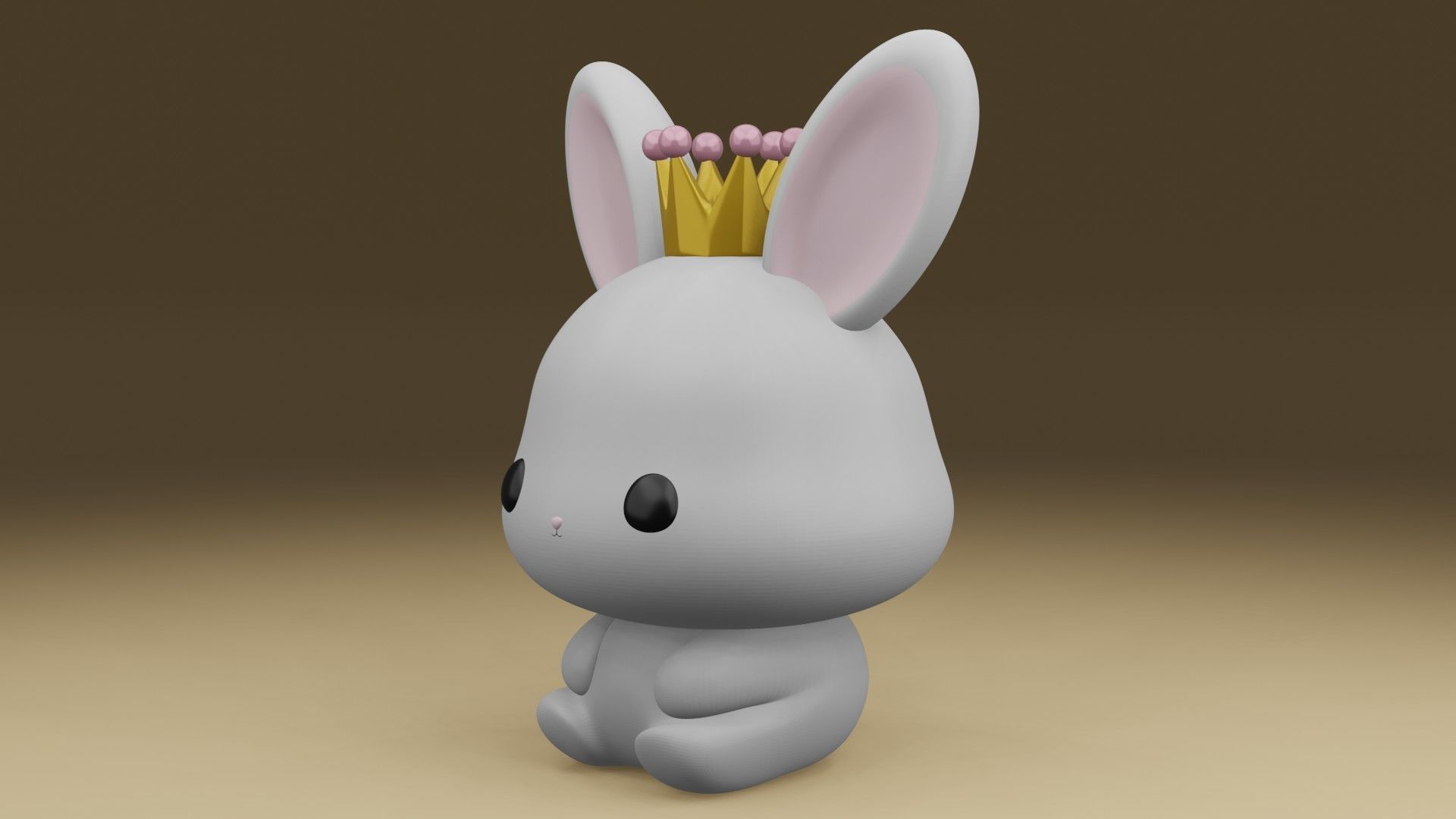 rabbit 3D print model_14