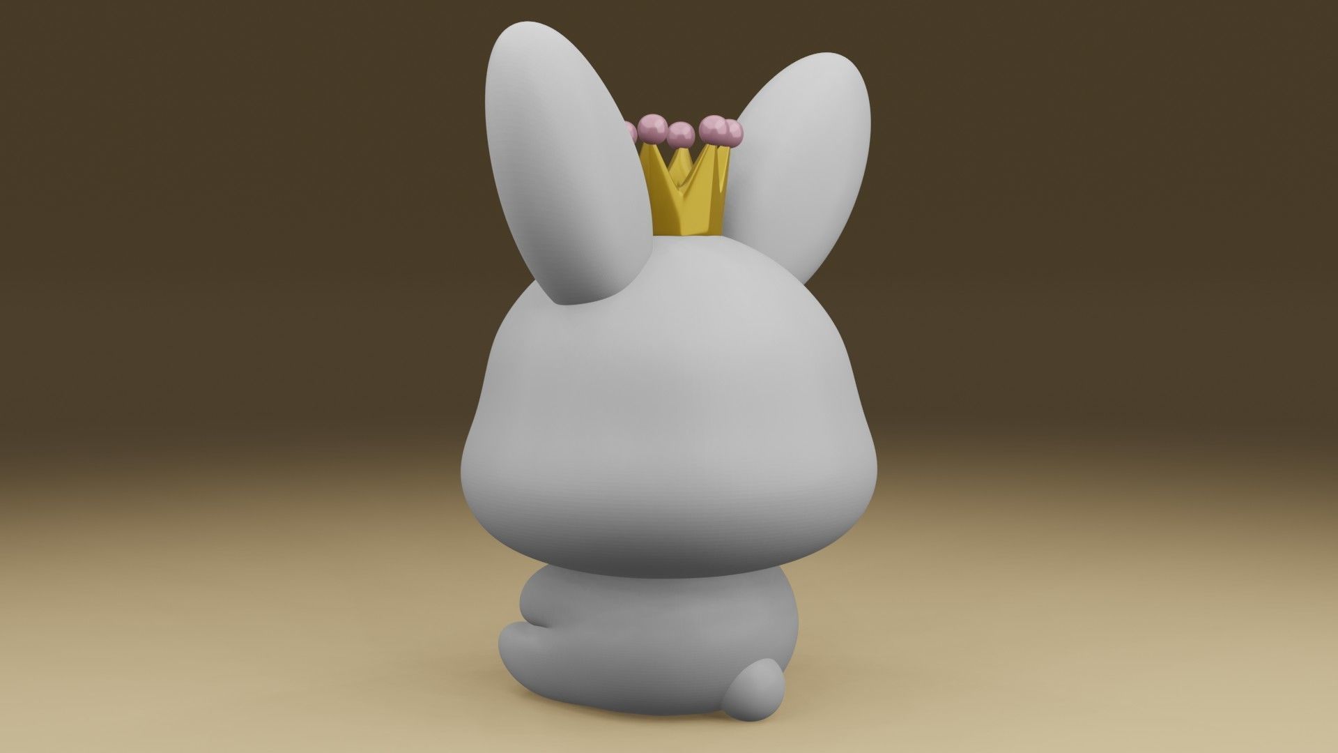 rabbit 3D print model_12