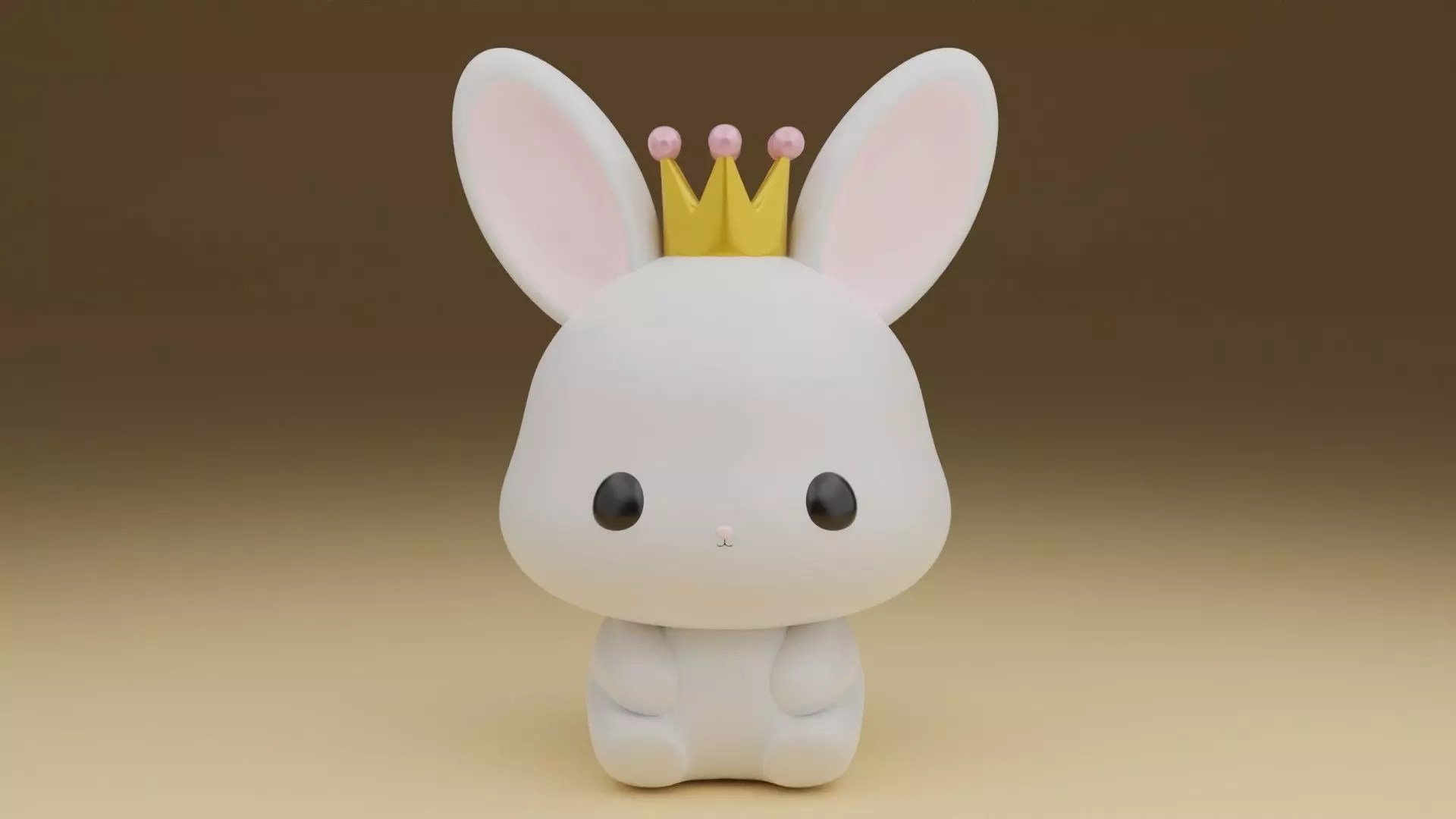 rabbit 3D print model_0