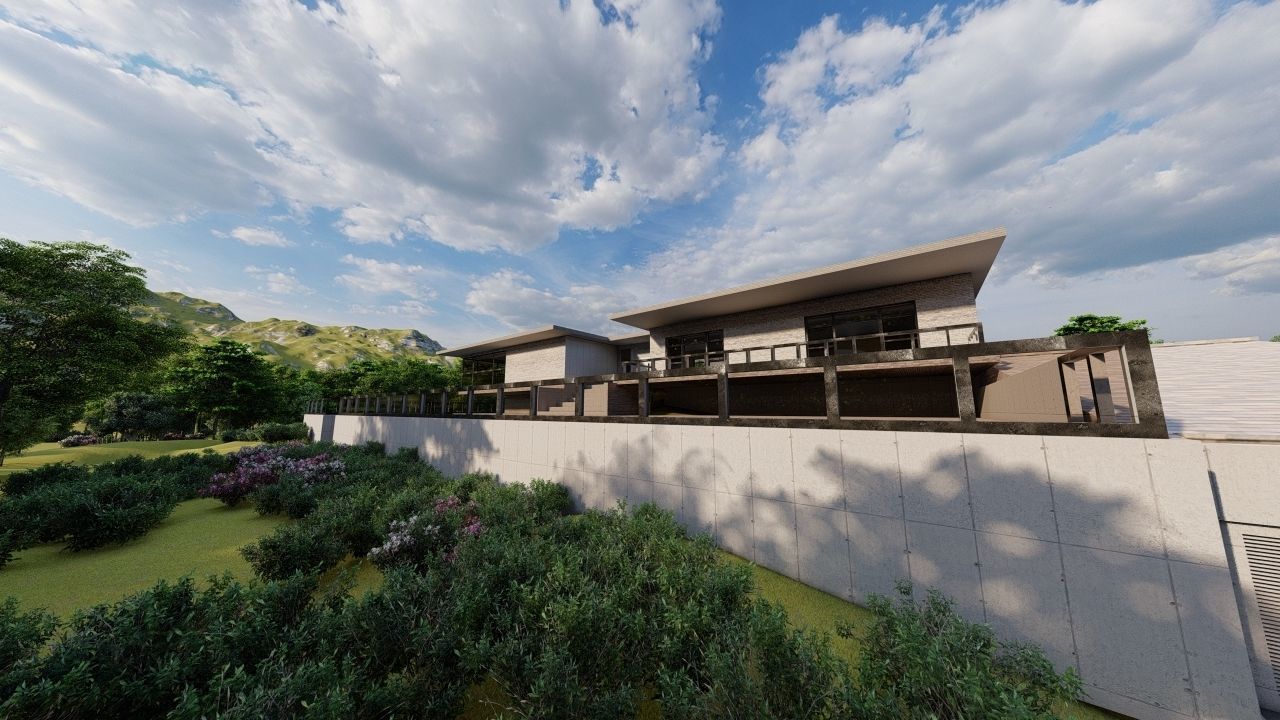 Casa Scene-villa-modern house 3D model_26