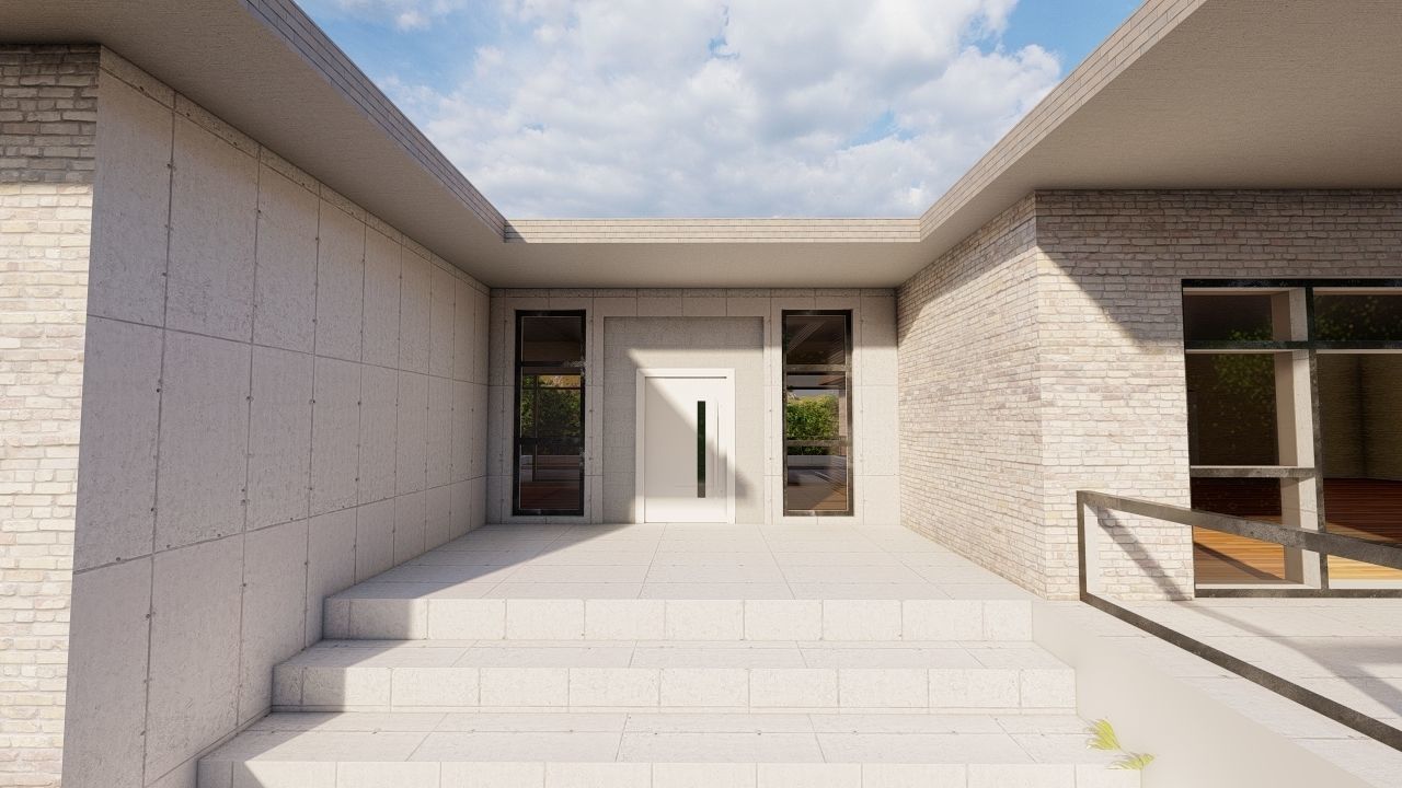 Casa Scene-villa-modern house 3D model_22