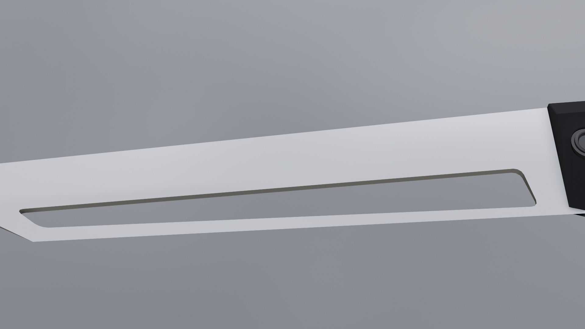 Sci fi knife concept Low-poly 3D model_3