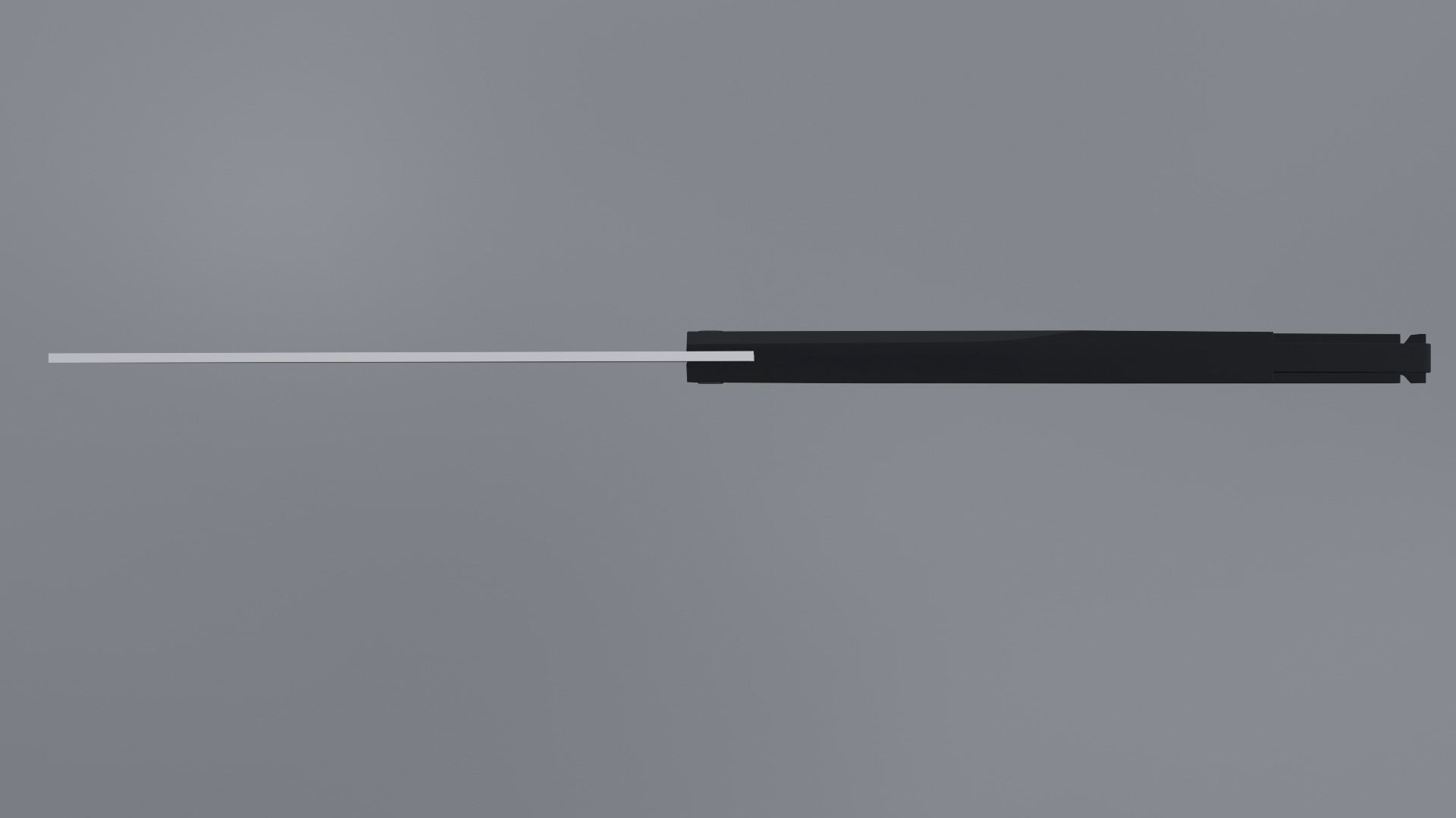 Sci fi knife concept Low-poly 3D model_8